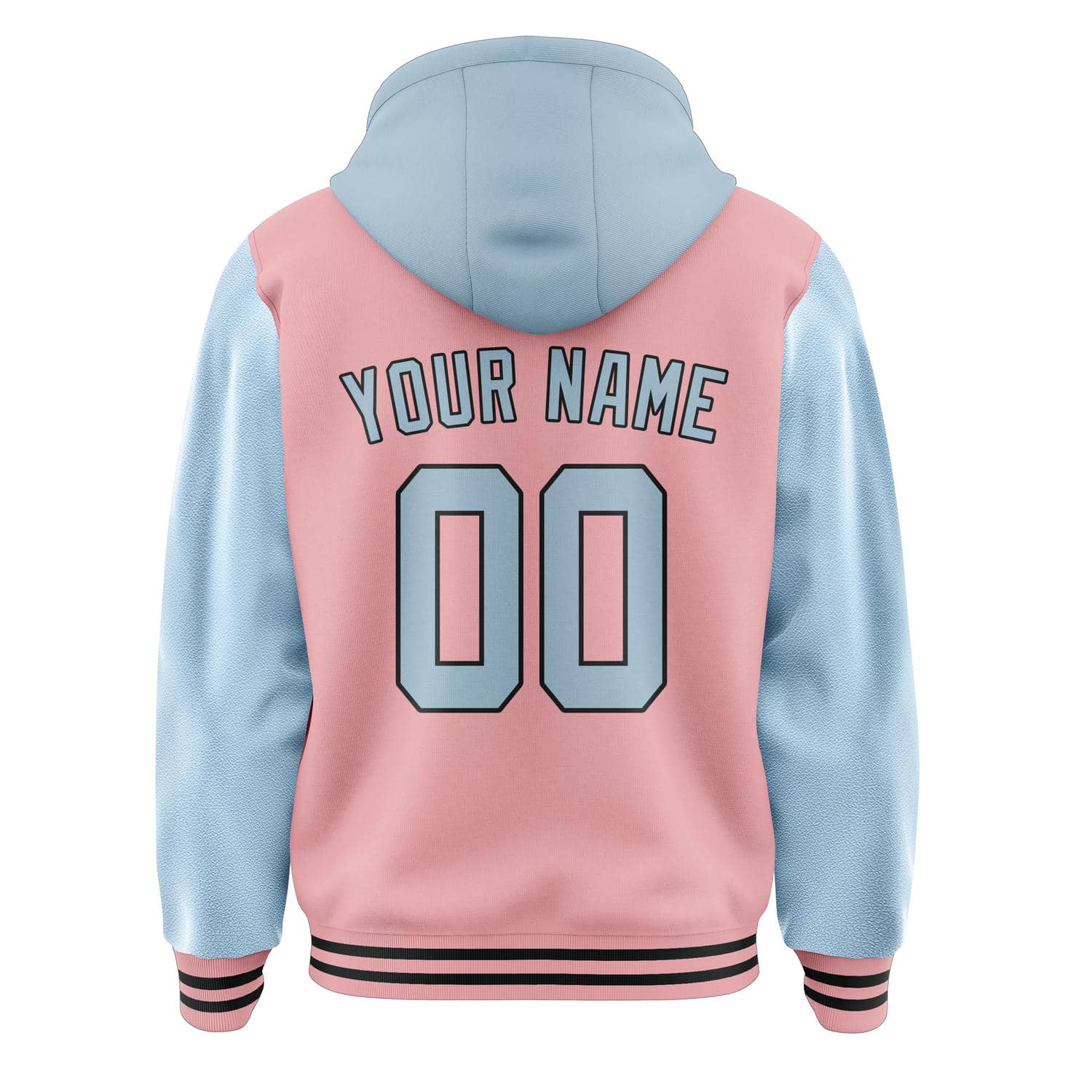Maßgeschneidertes Rosa Hellblau Jacke