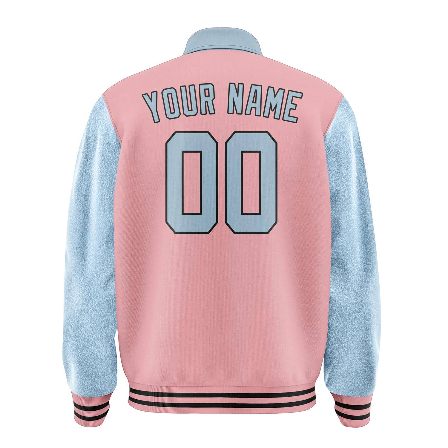 Maßgeschneidertes Rosa Hellblau Jacke