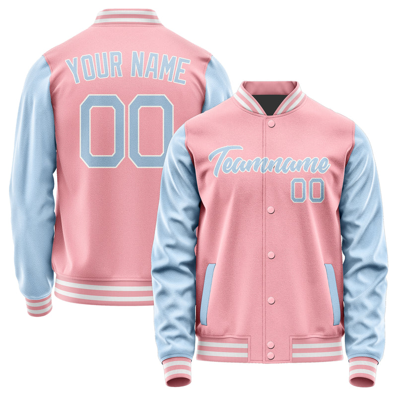 Maßgeschneidertes Rosa Hellblau Jacke Ja2121082118B21808