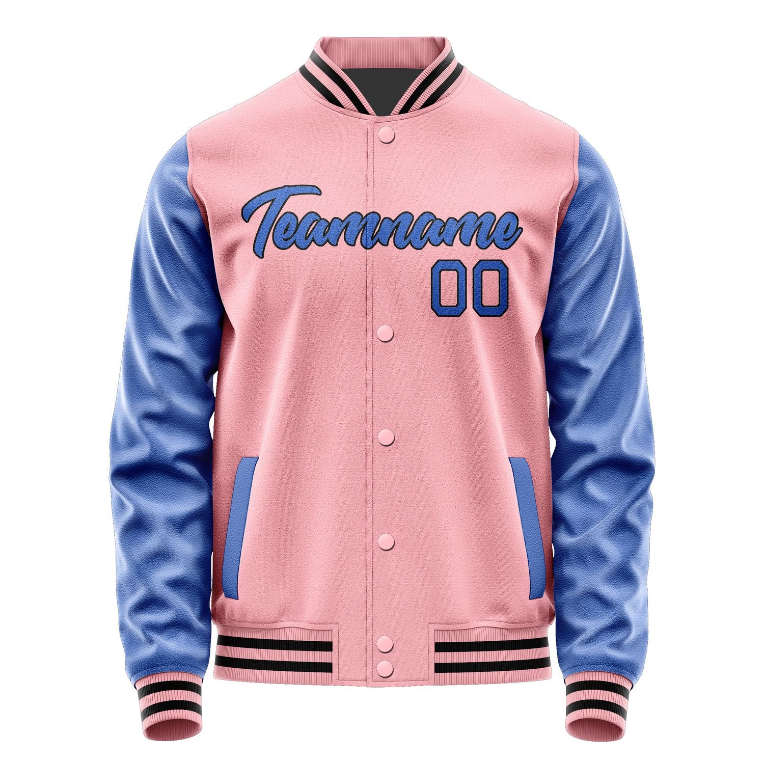 Maßgeschneidertes Rosa Himmelblau Jacke Ja2121092117B21709