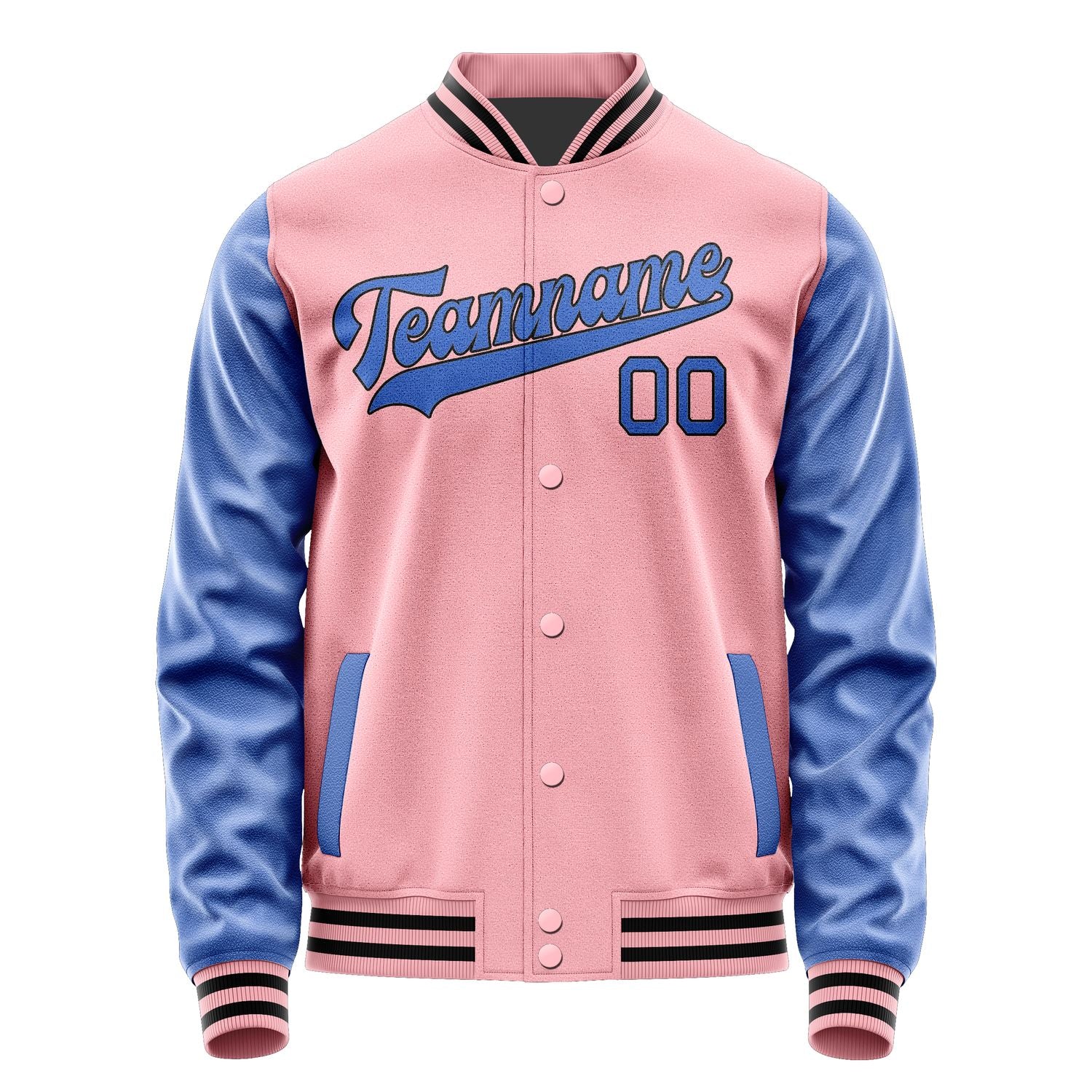 Maßgeschneidertes Rosa Himmelblau Jacke JA2121092117B31709