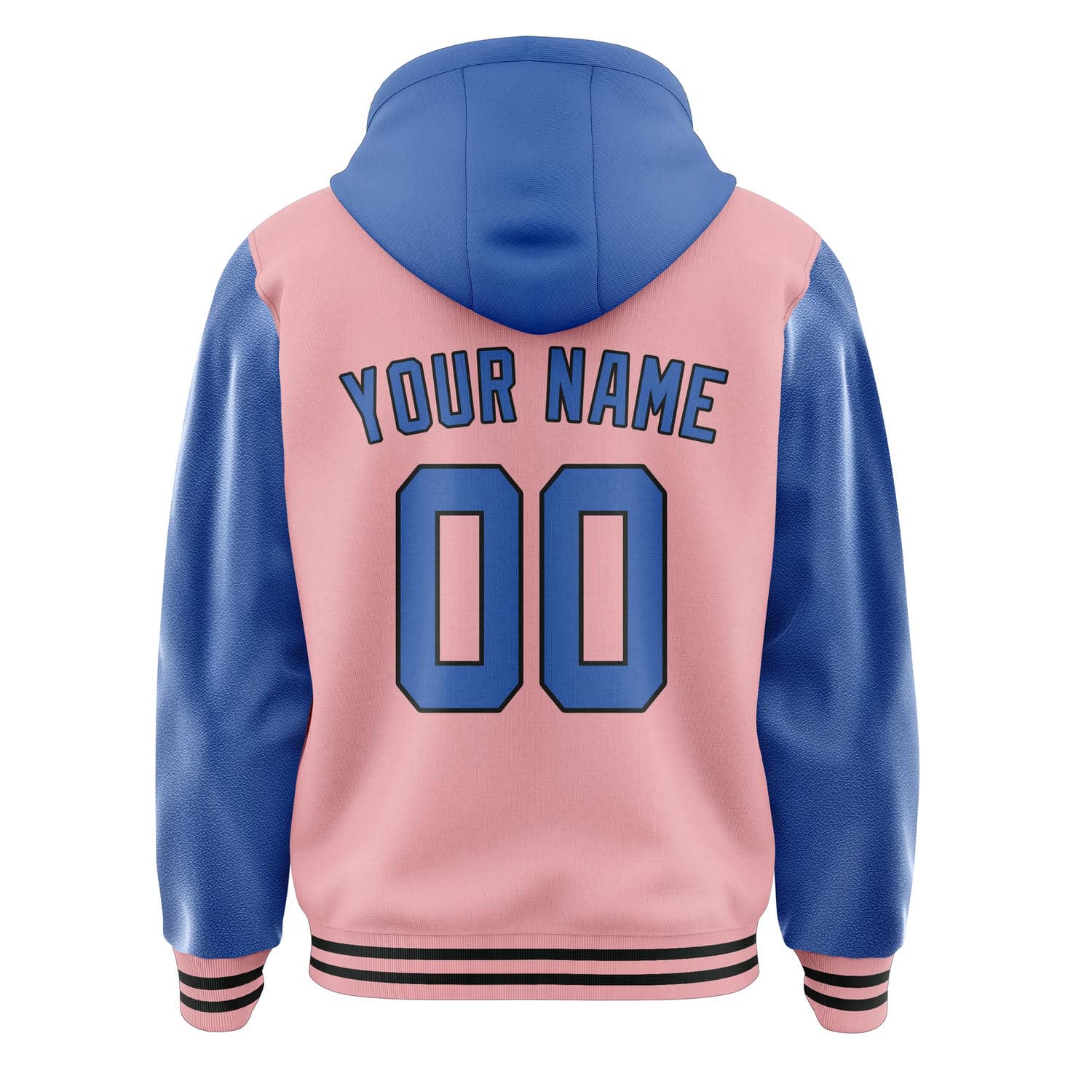 Maßgeschneidertes Rosa Himmelblau Jacke