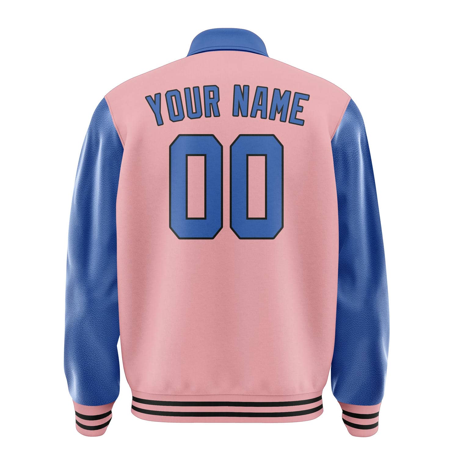 Maßgeschneidertes Rosa Himmelblau Jacke