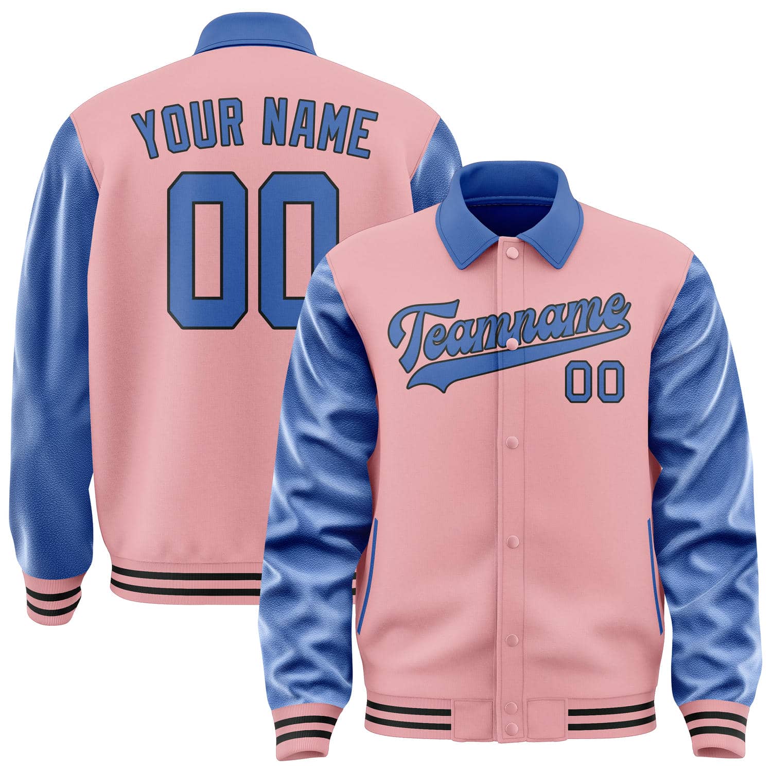 Maßgeschneidertes Rosa Himmelblau Jacke JA212109211717090917