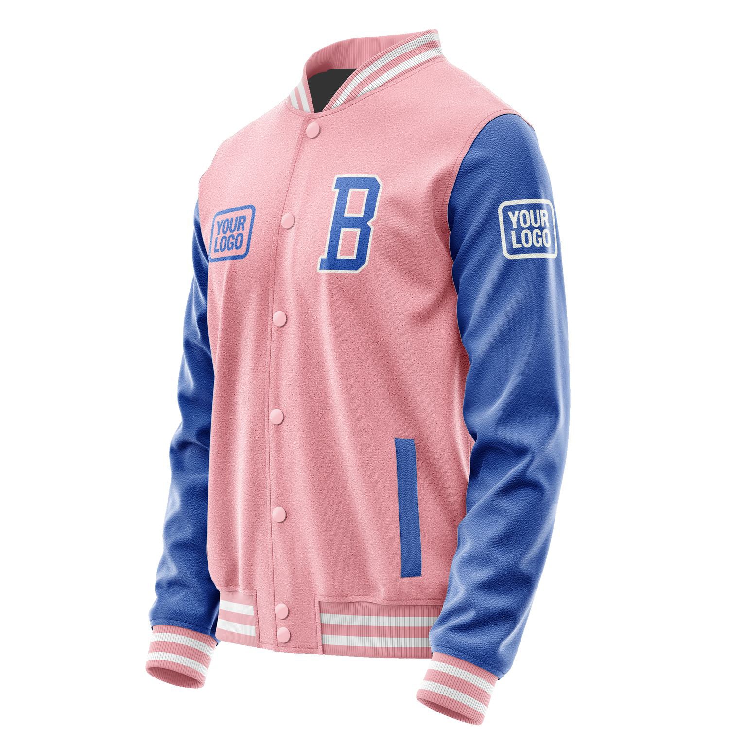 Maßgeschneidertes Rosa Himmelblau Jacke JA212109211818090918