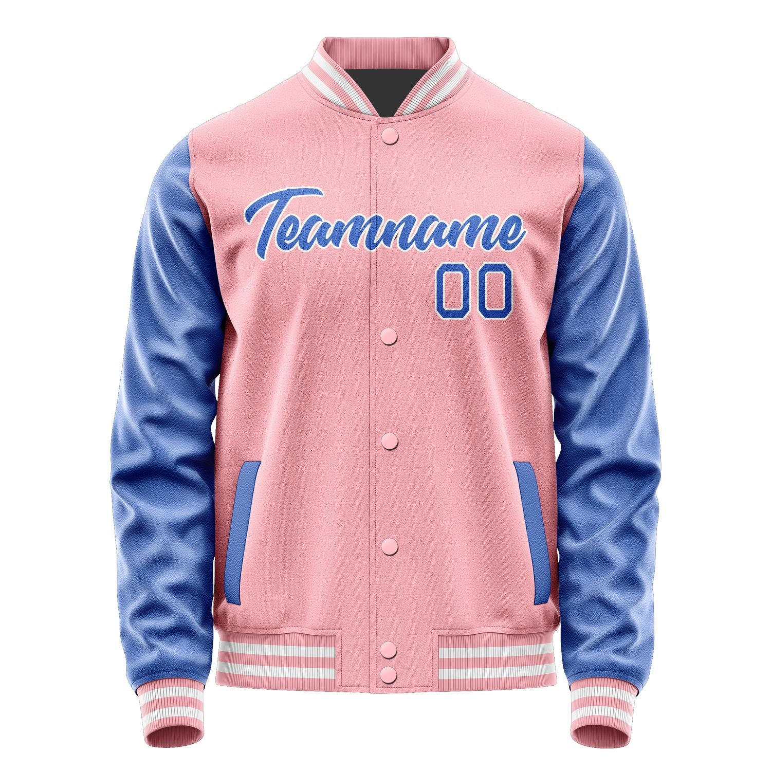 Maßgeschneidertes Rosa Himmelblau Jacke Ja2121092118B21809