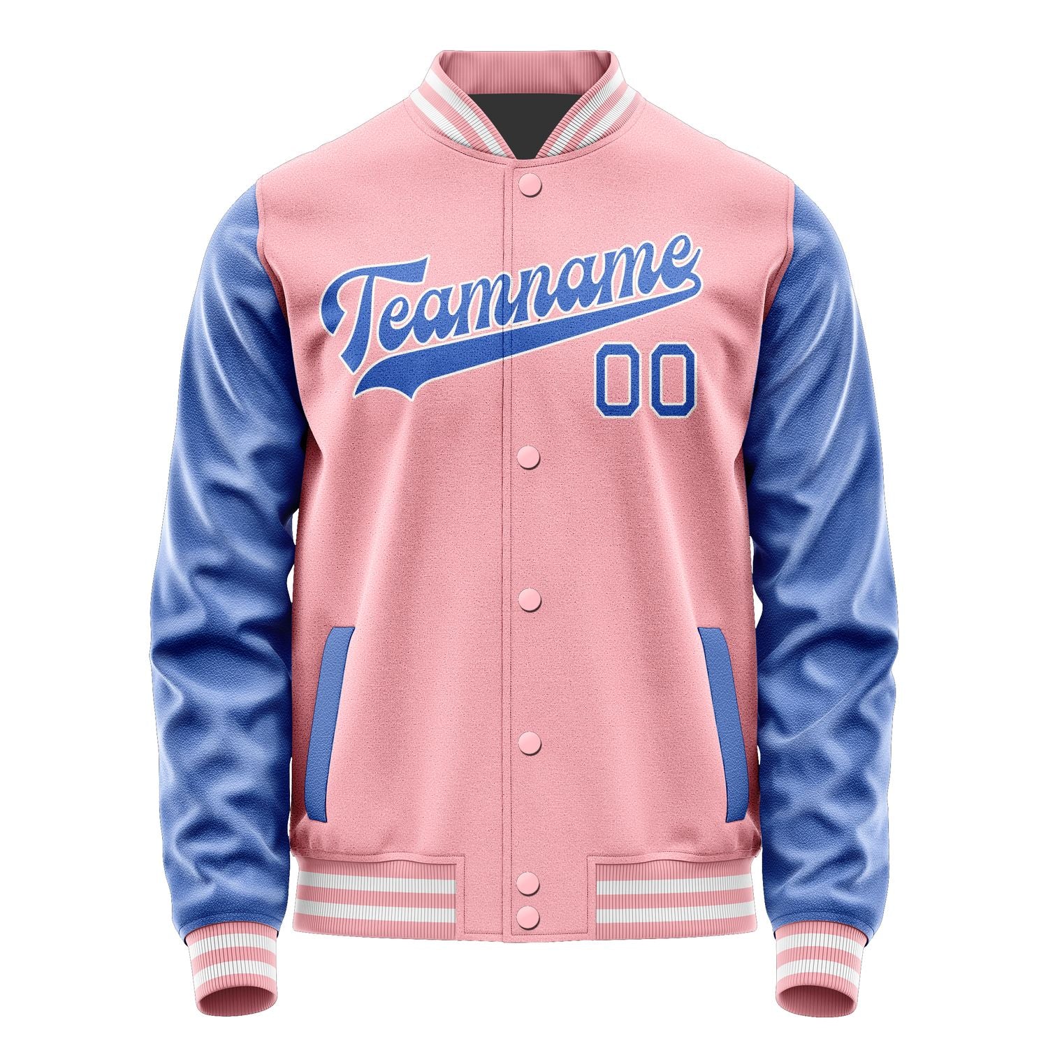 Maßgeschneidertes Rosa Himmelblau Jacke JA2121092118B31809