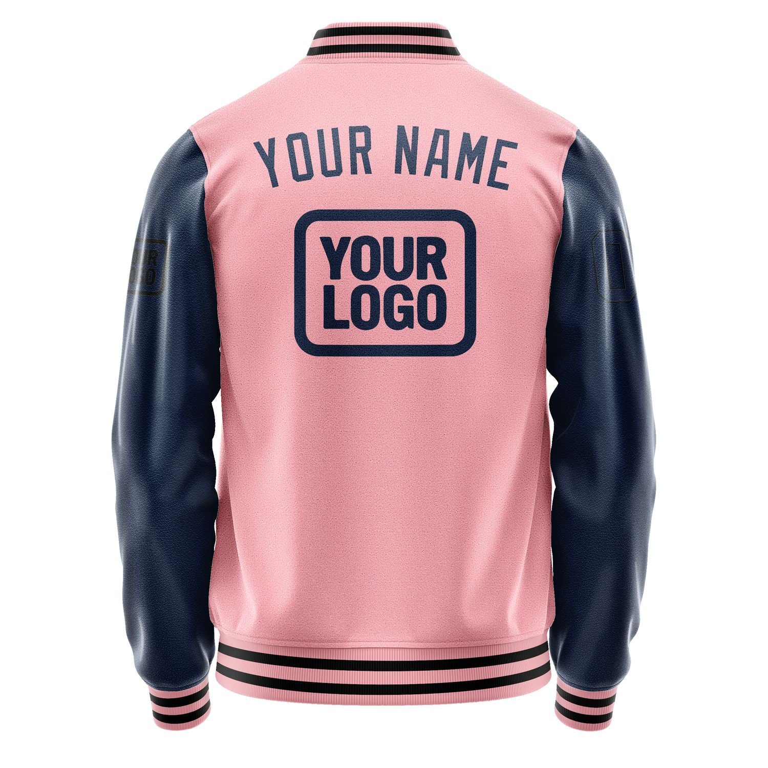 Maßgeschneidertes Rosa Marineblau Jacke JA212110211717101017