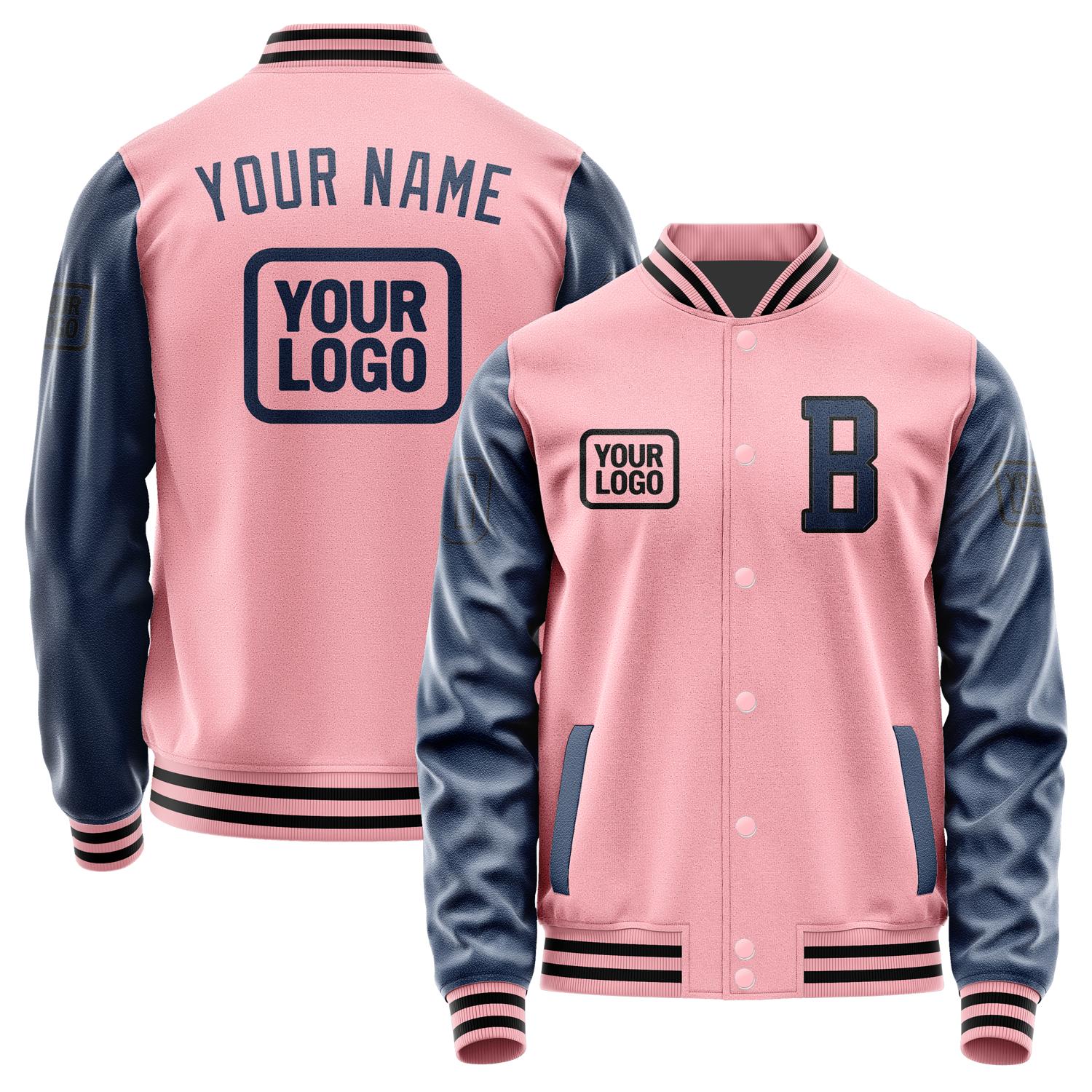 Maßgeschneidertes Rosa Marineblau Jacke JA212110211717101017