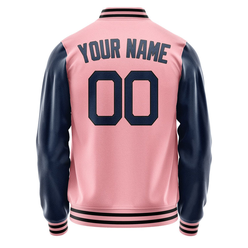 Maßgeschneidertes Rosa Marineblau Jacke Ja2121102117B21710