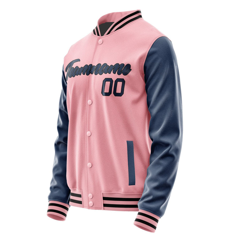 Maßgeschneidertes Rosa Marineblau Jacke Ja2121102117B21710