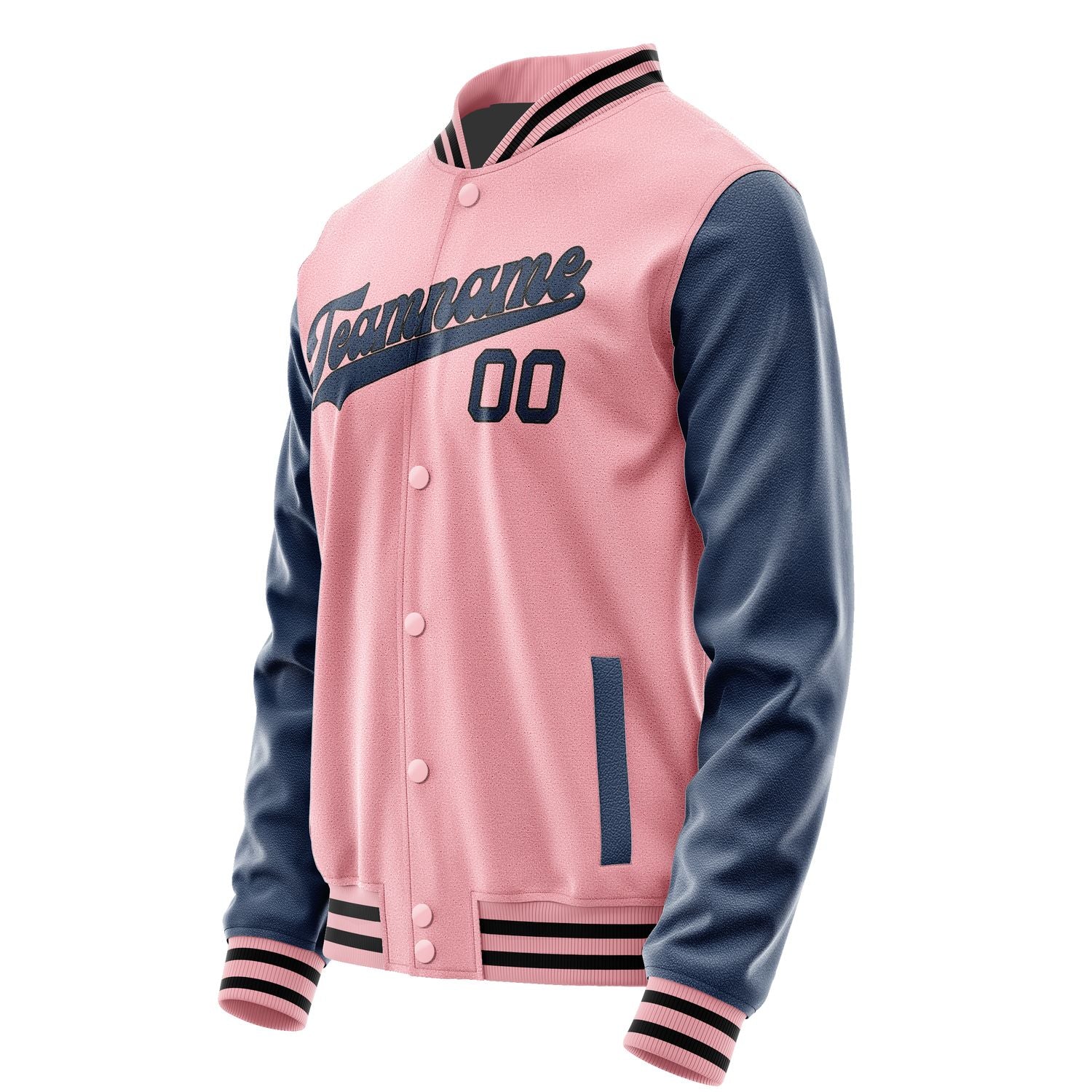 Maßgeschneidertes Rosa Marineblau Jacke JA2121102117B31710