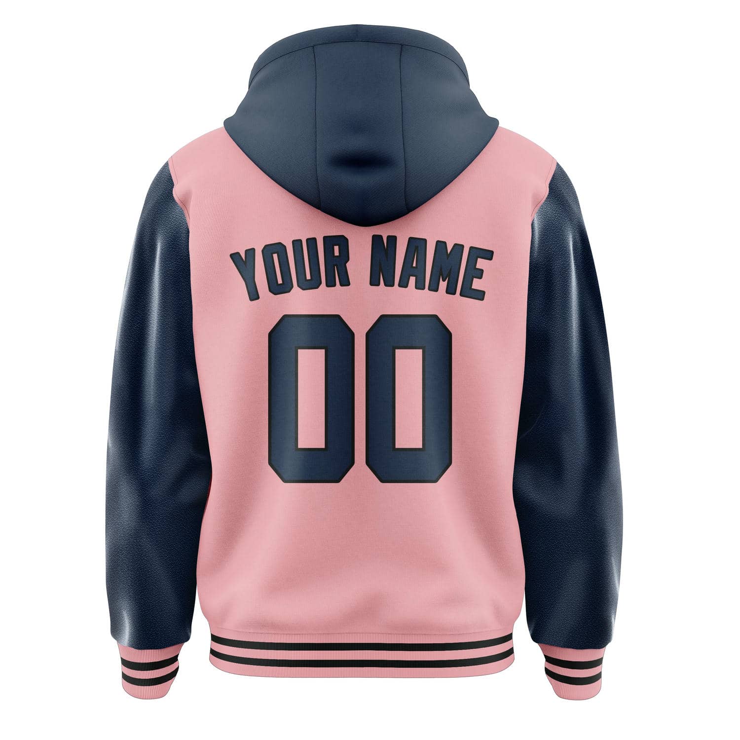 Maßgeschneidertes Rosa Marineblau Jacke