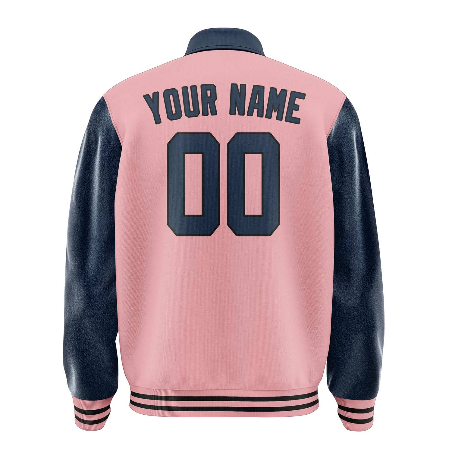 Maßgeschneidertes Rosa Marineblau Jacke