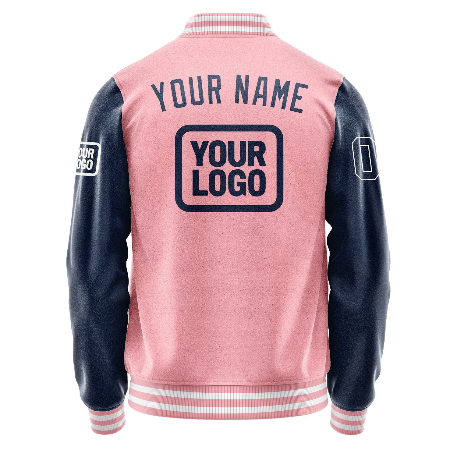 Maßgeschneidertes Rosa Marineblau Jacke JA212110211818101018