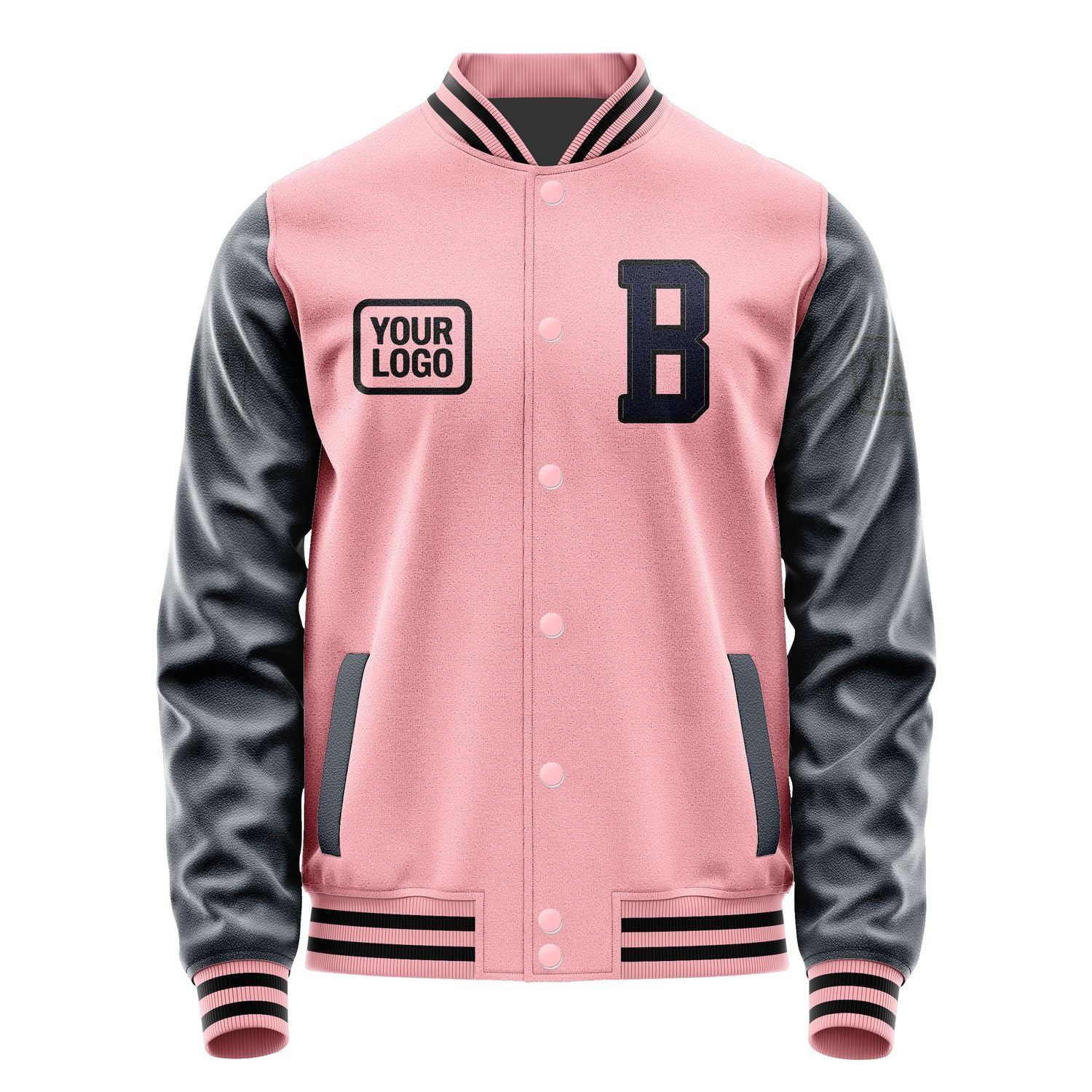 Maßgeschneidertes Rosa Stahlblau Jacke JA212111211717111117