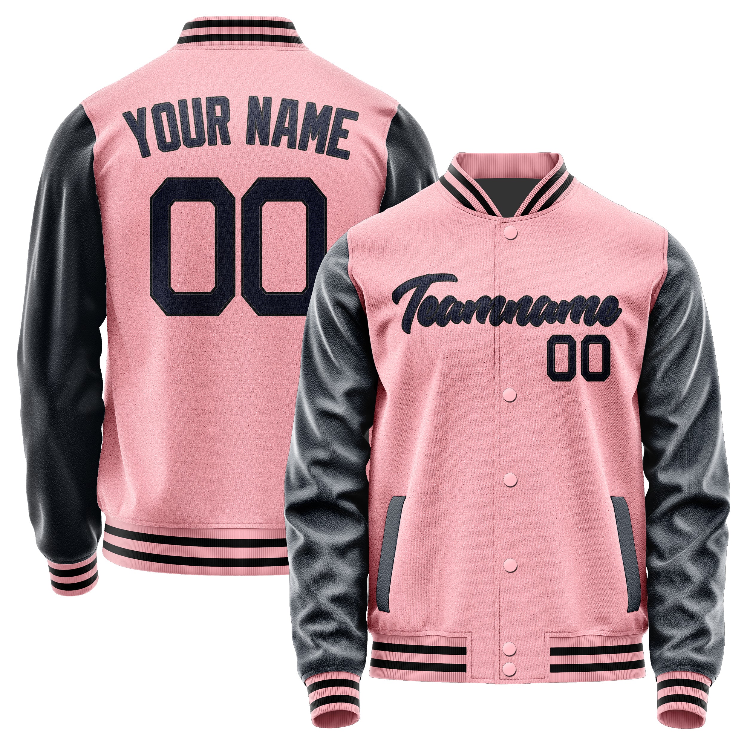 Maßgeschneidertes Rosa Stahlblau Jacke Ja2121112117B21711