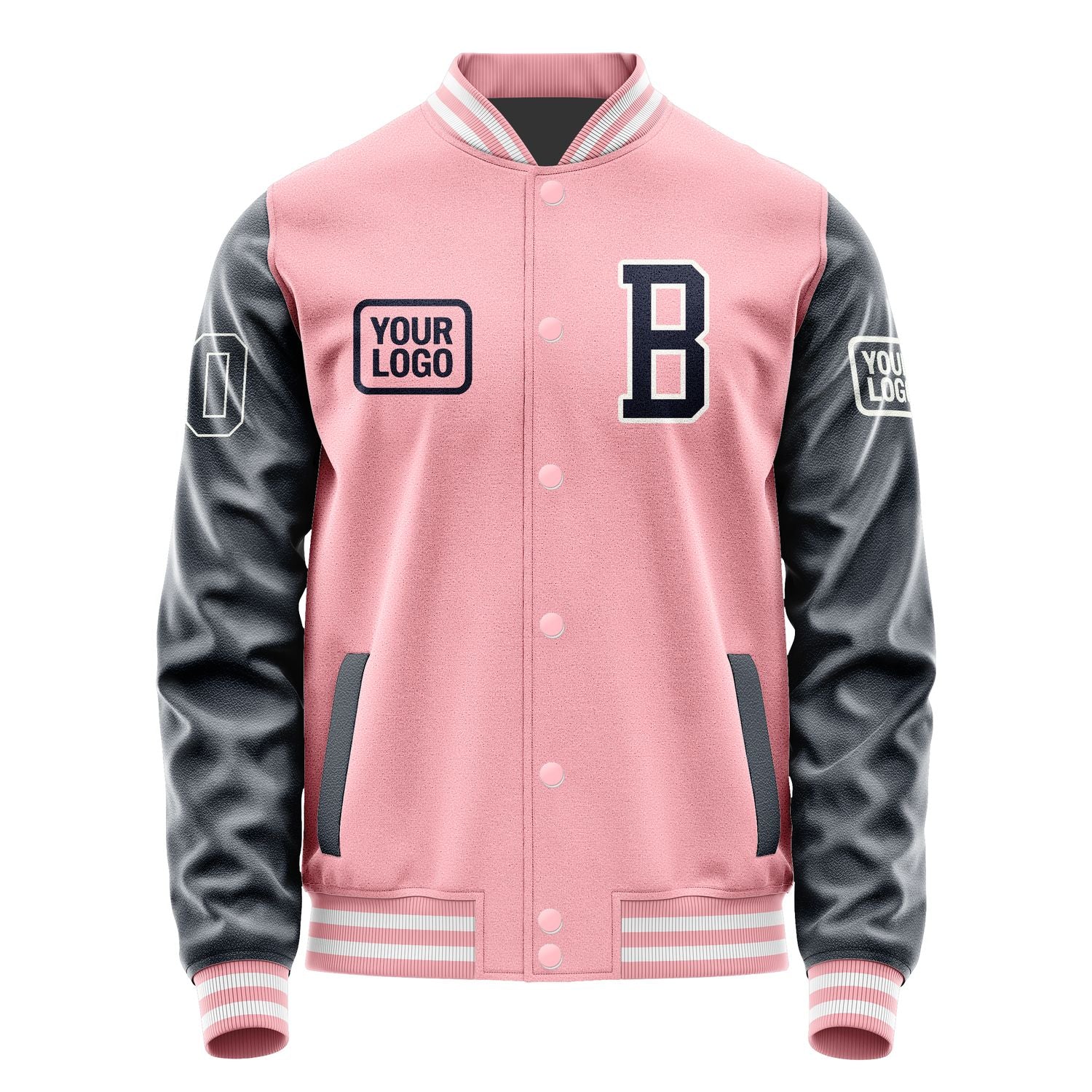 Maßgeschneidertes Rosa Stahlblau Jacke JA212111211818111118