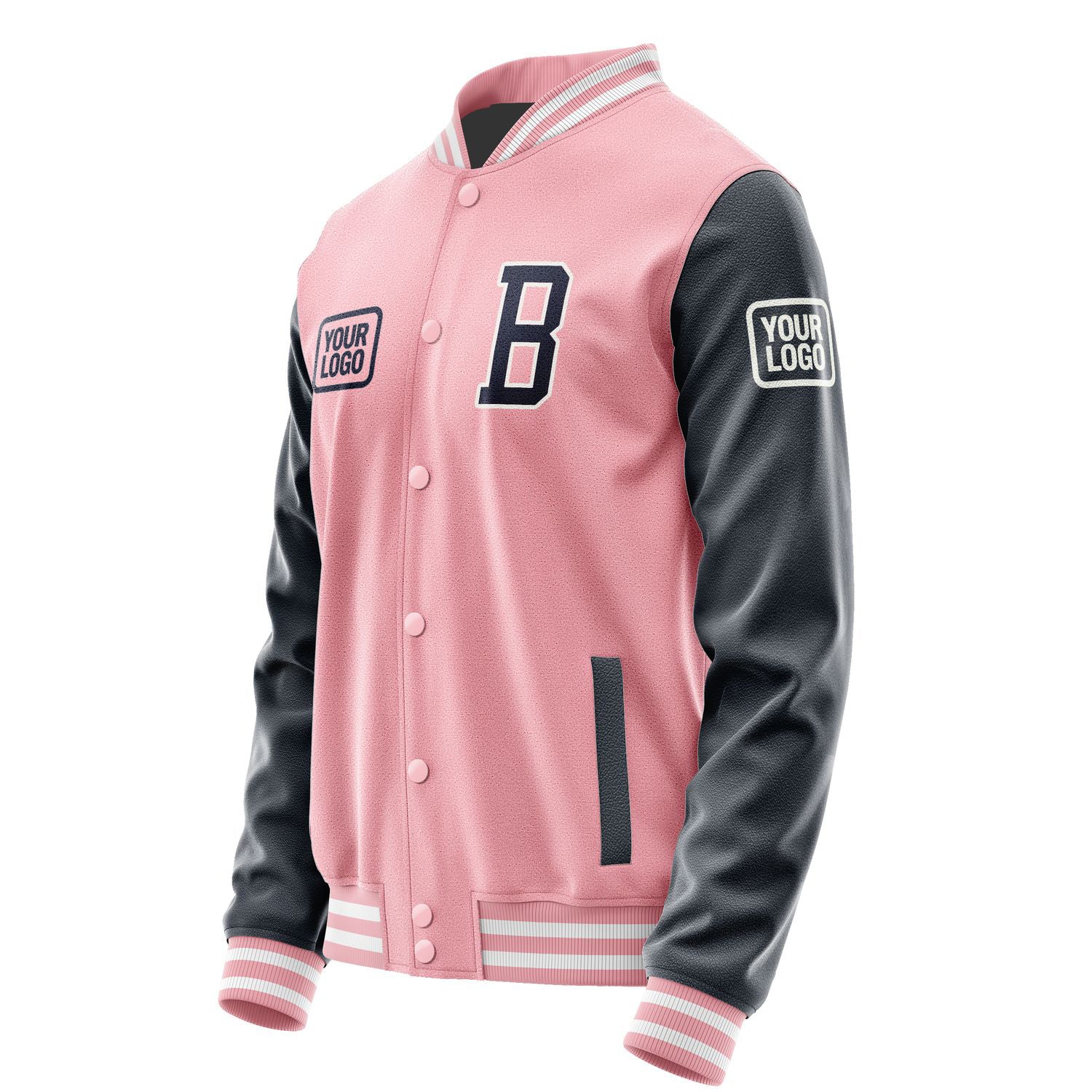Maßgeschneidertes Rosa Stahlblau Jacke JA212111211818111118