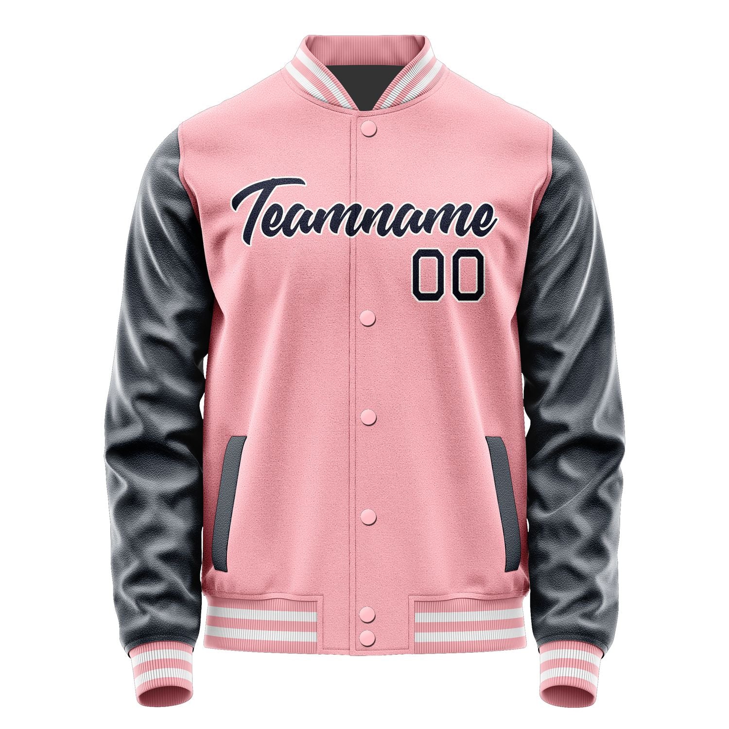 Maßgeschneidertes Rosa Stahlblau Jacke Ja2121112118B21811