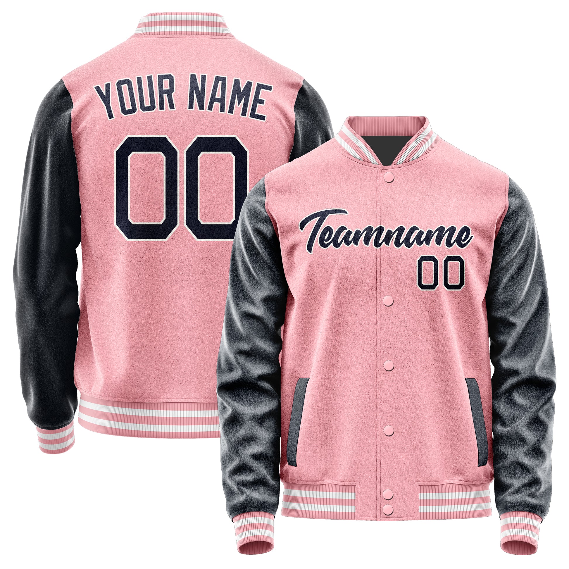Maßgeschneidertes Rosa Stahlblau Jacke Ja2121112118B21811