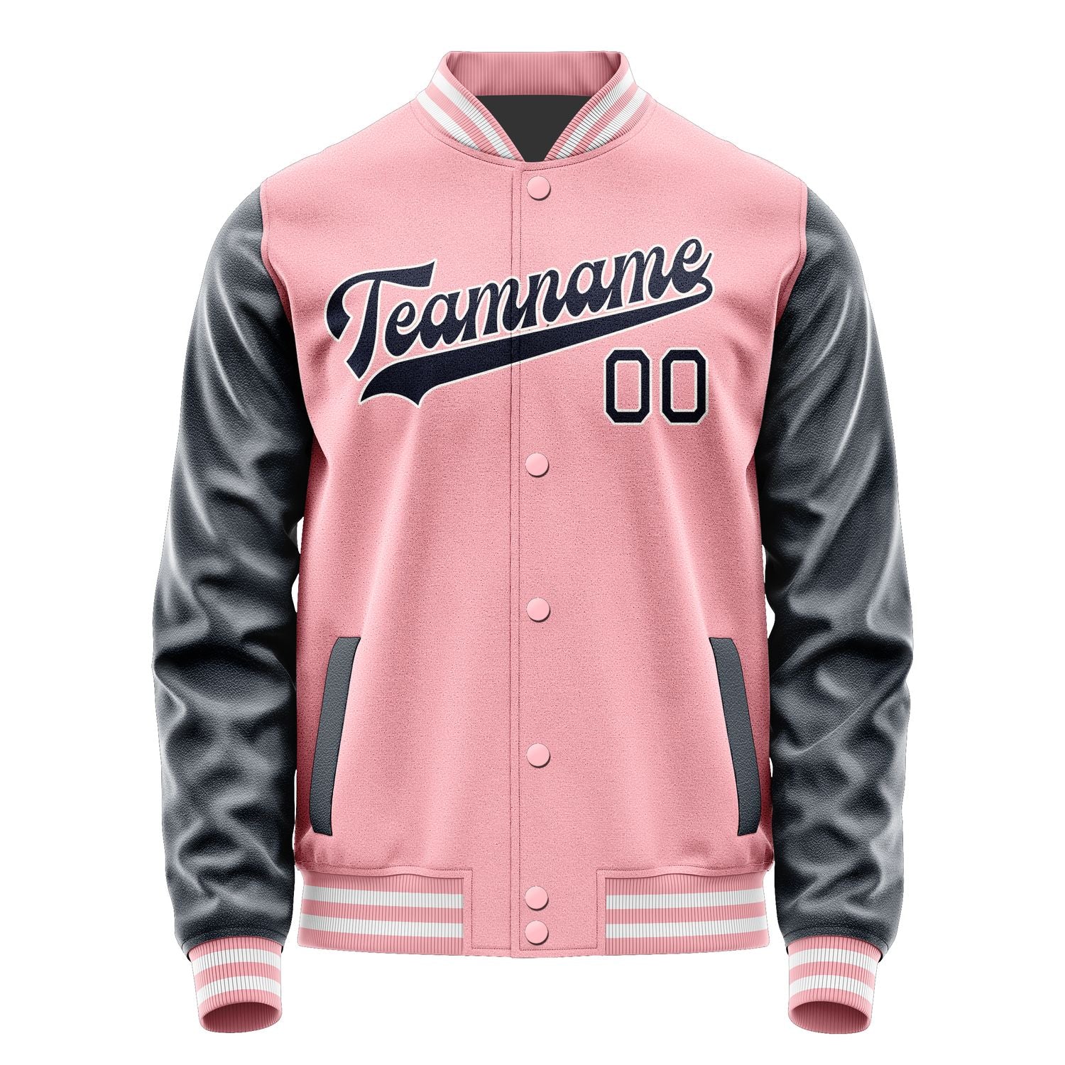 Maßgeschneidertes Rosa Stahlblau Jacke JA2121112118B31811