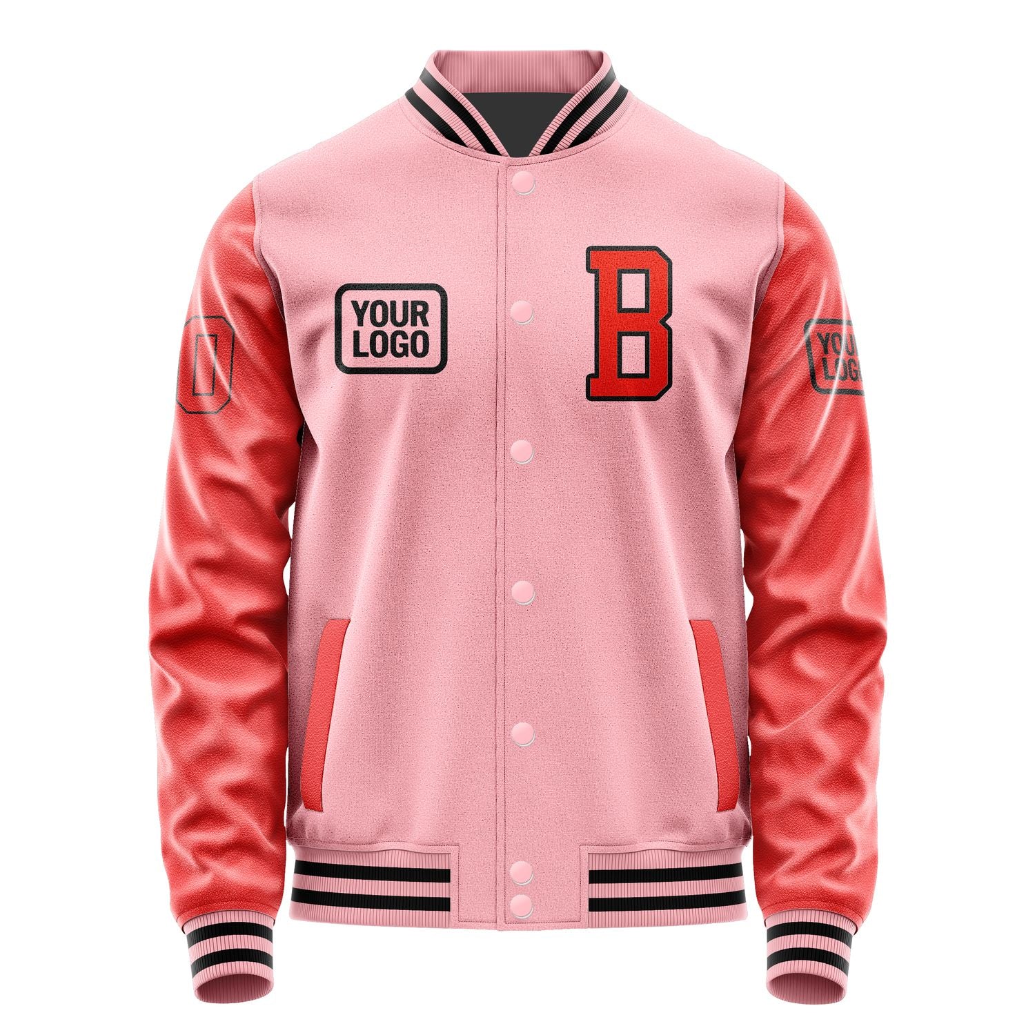 Maßgeschneidertes Rosa Orangerot Jacke JA212112211717121217