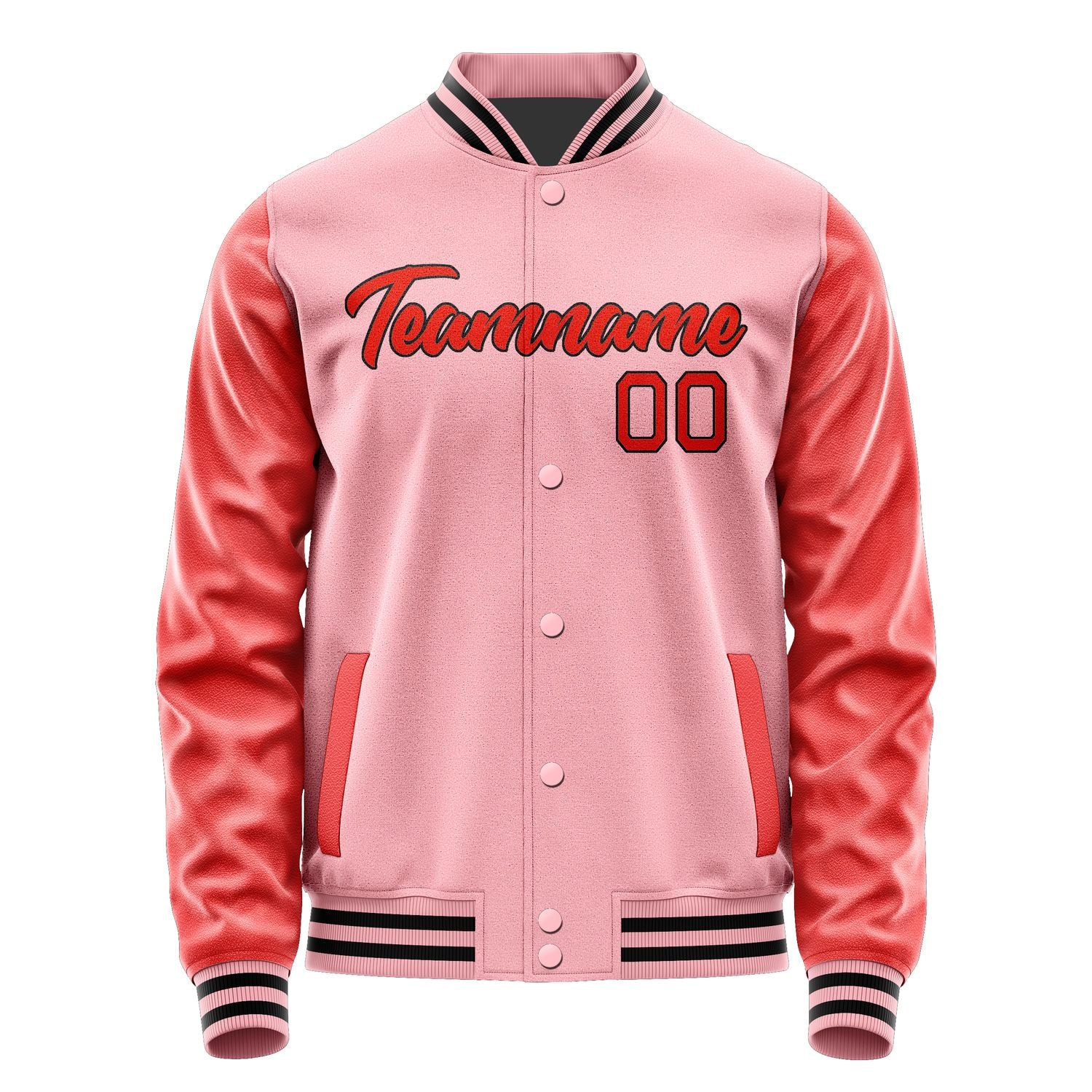 Maßgeschneidertes Rosa Orangerot Jacke Ja2121122117B21712