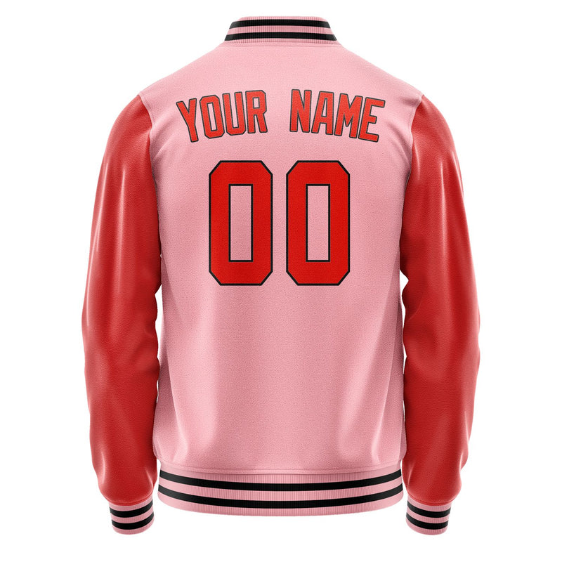 Maßgeschneidertes Rosa Orangerot Jacke JA2121122117B31712