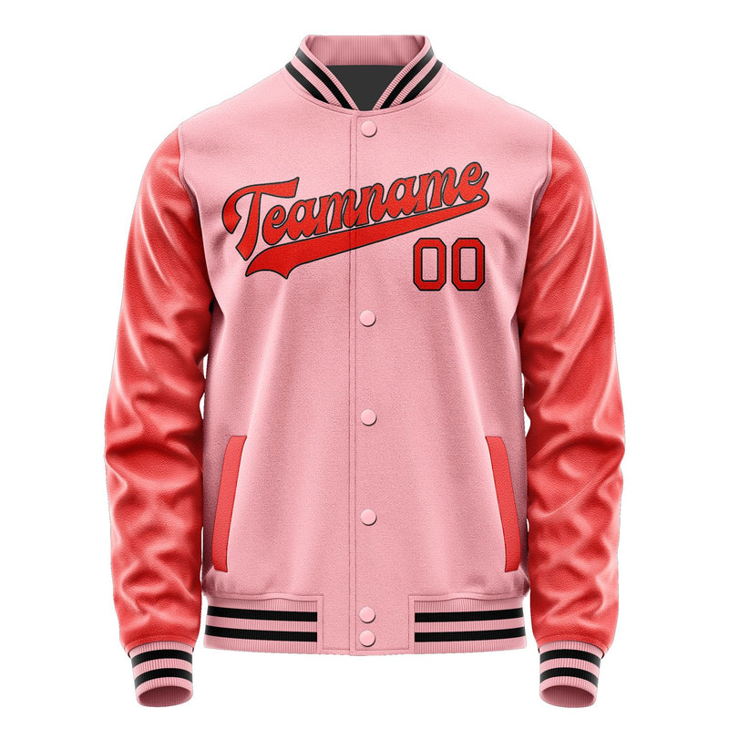Maßgeschneidertes Rosa Orangerot Jacke JA2121122117B31712