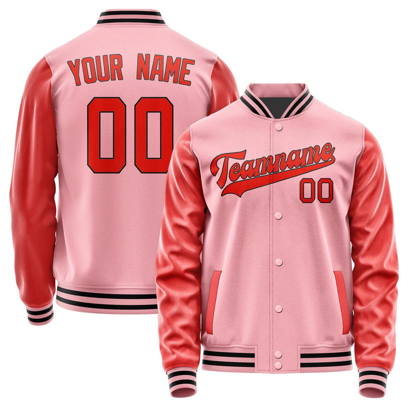 Maßgeschneidertes Rosa Orangerot Jacke JA2121122117B31712