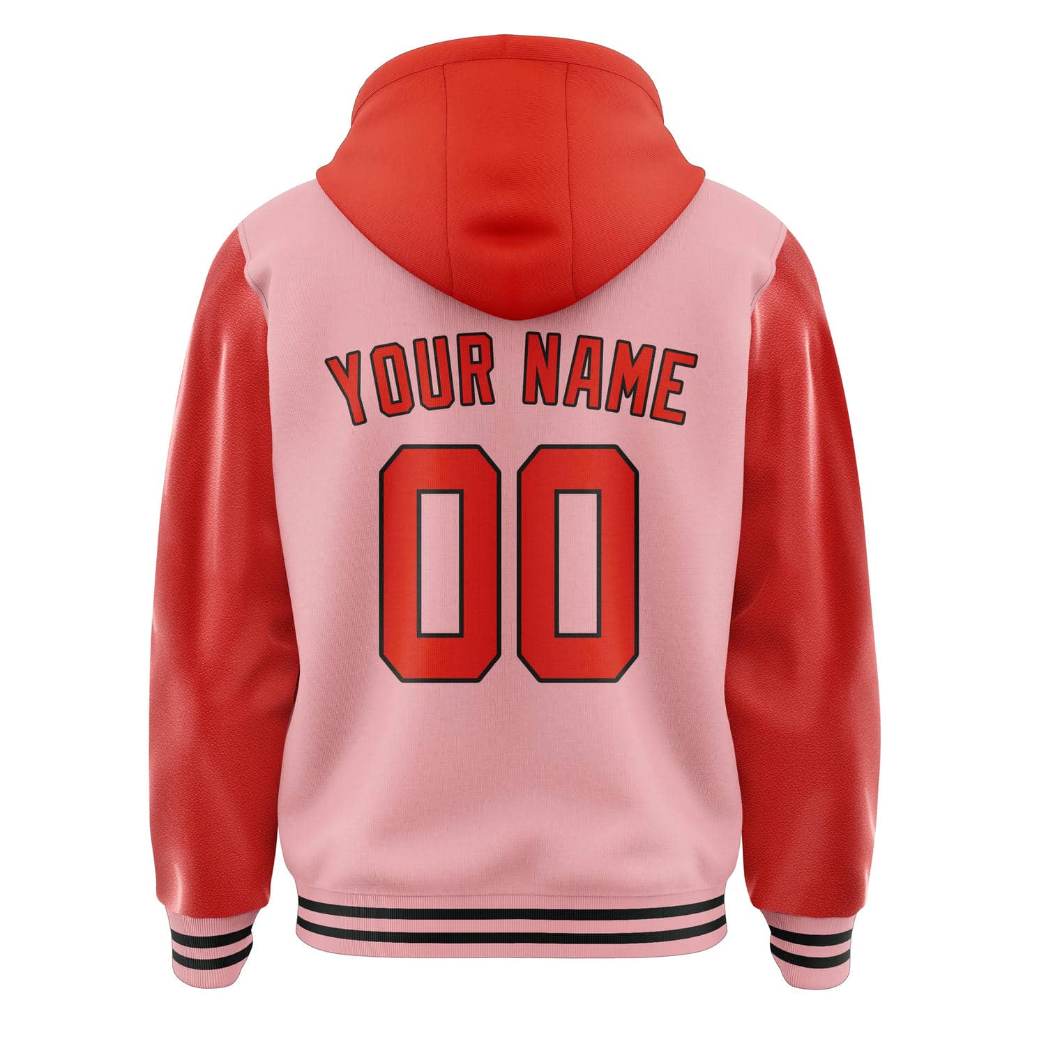 Maßgeschneidertes Rosa Orangerot Jacke