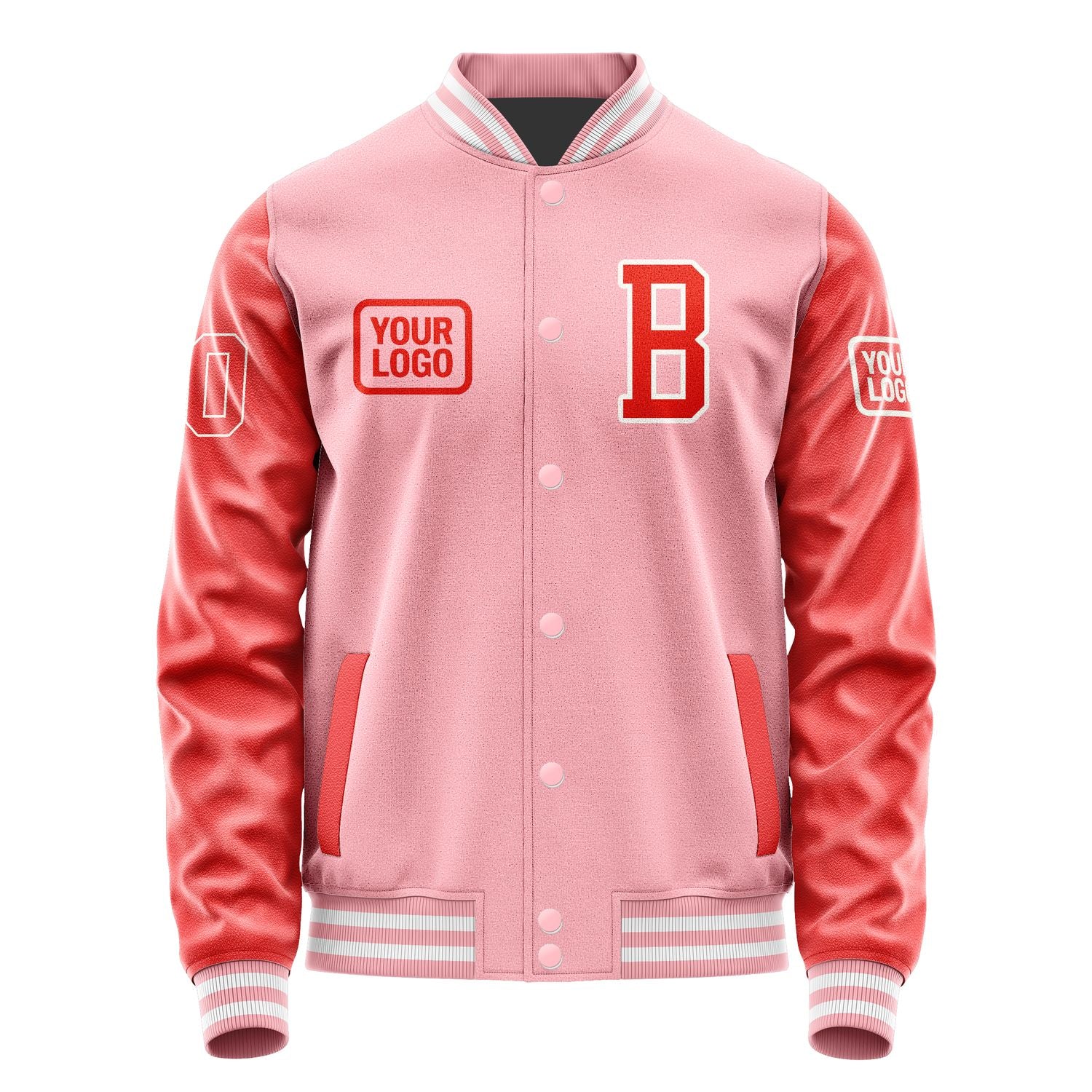 Maßgeschneidertes Rosa Orangerot Jacke JA212112211818121218