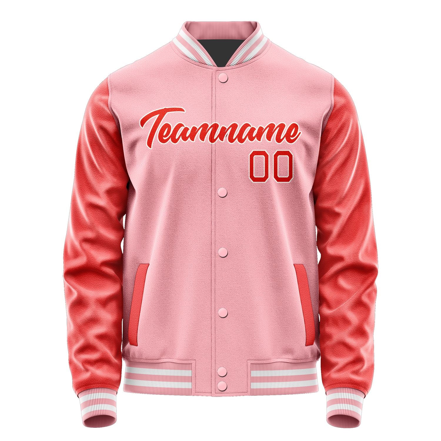 Maßgeschneidertes Rosa Orangerot Jacke Ja2121122118B21812