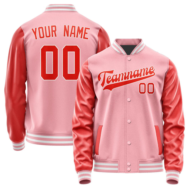 Maßgeschneidertes Rosa Orangerot Jacke JA2121122118B31812