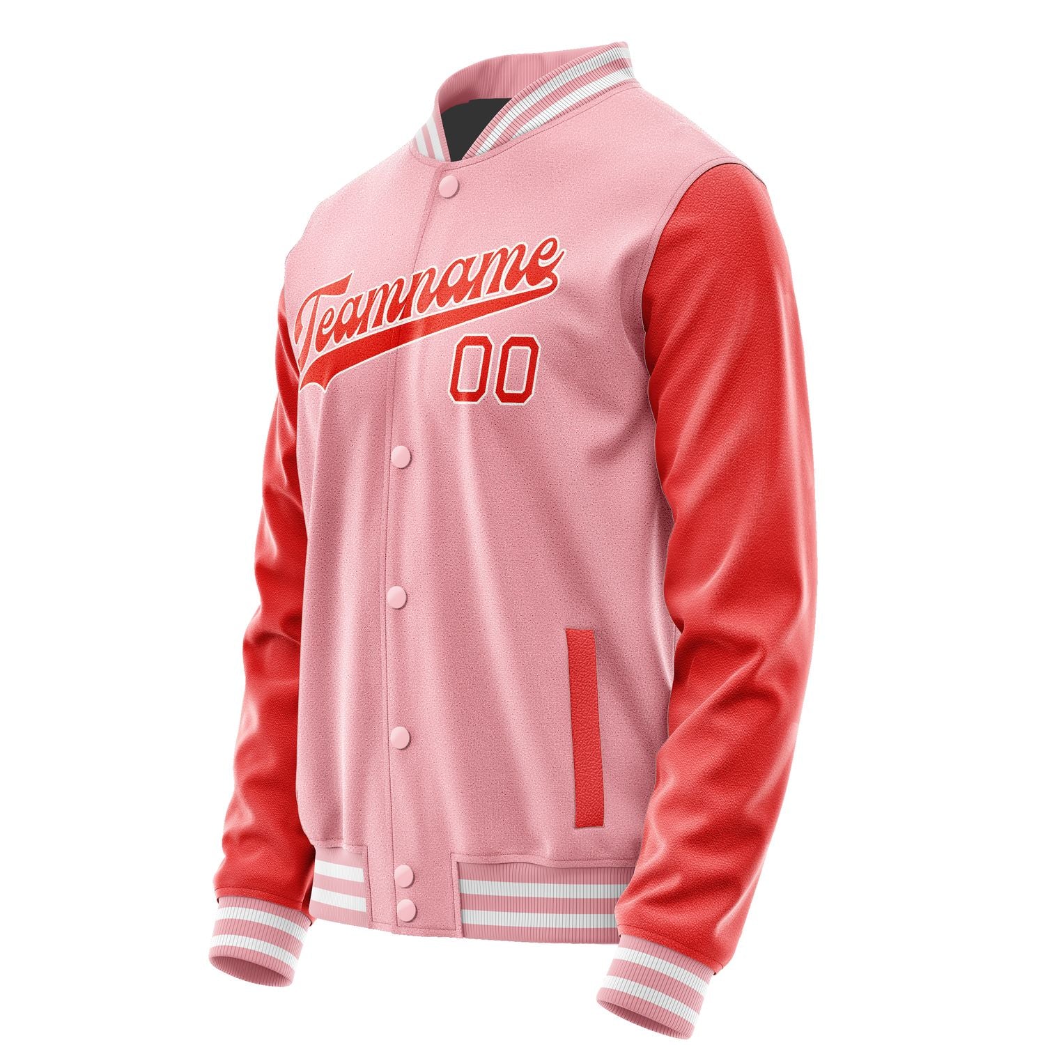 Maßgeschneidertes Rosa Orangerot Jacke JA2121122118B31812