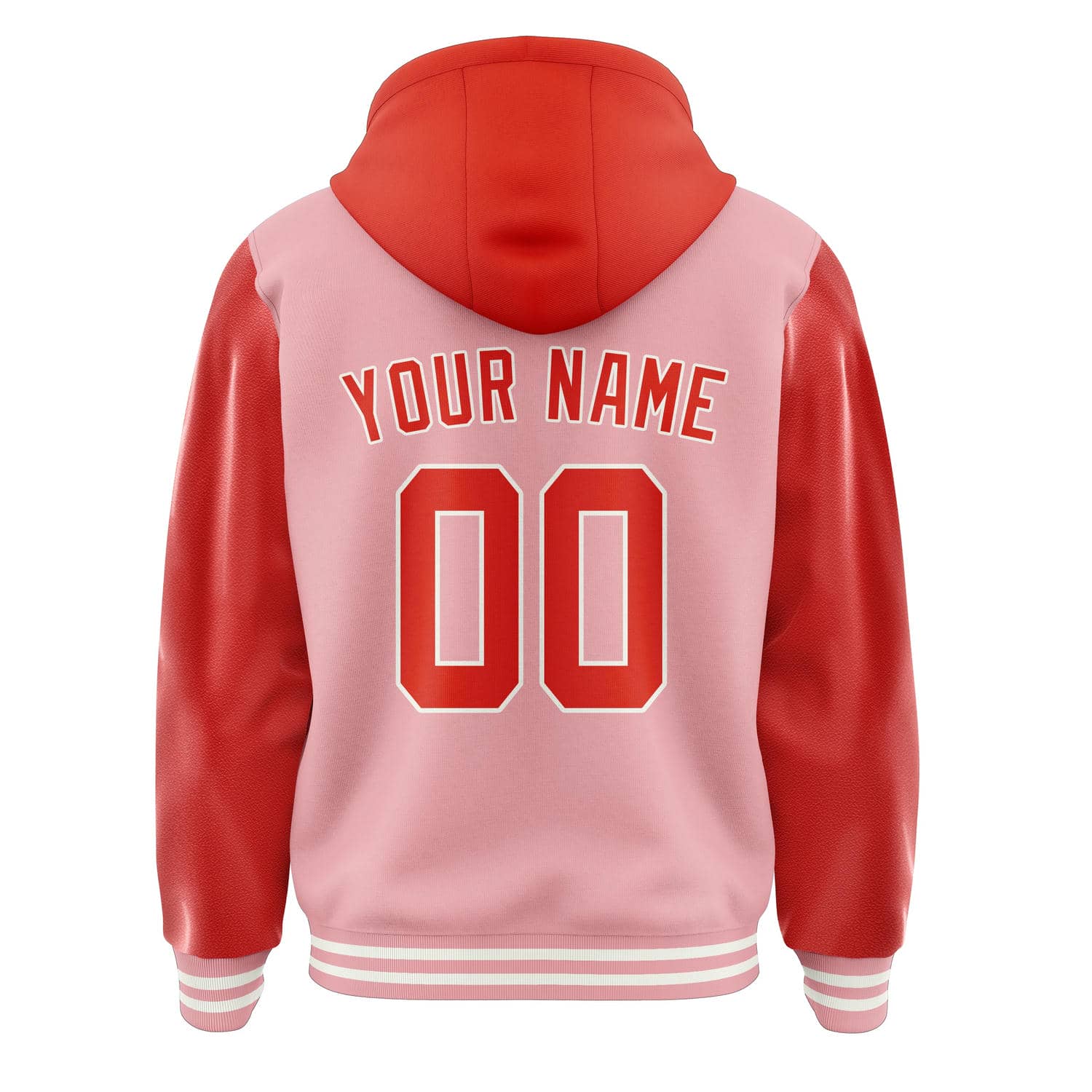 Maßgeschneidertes Rosa Orangerot Jacke