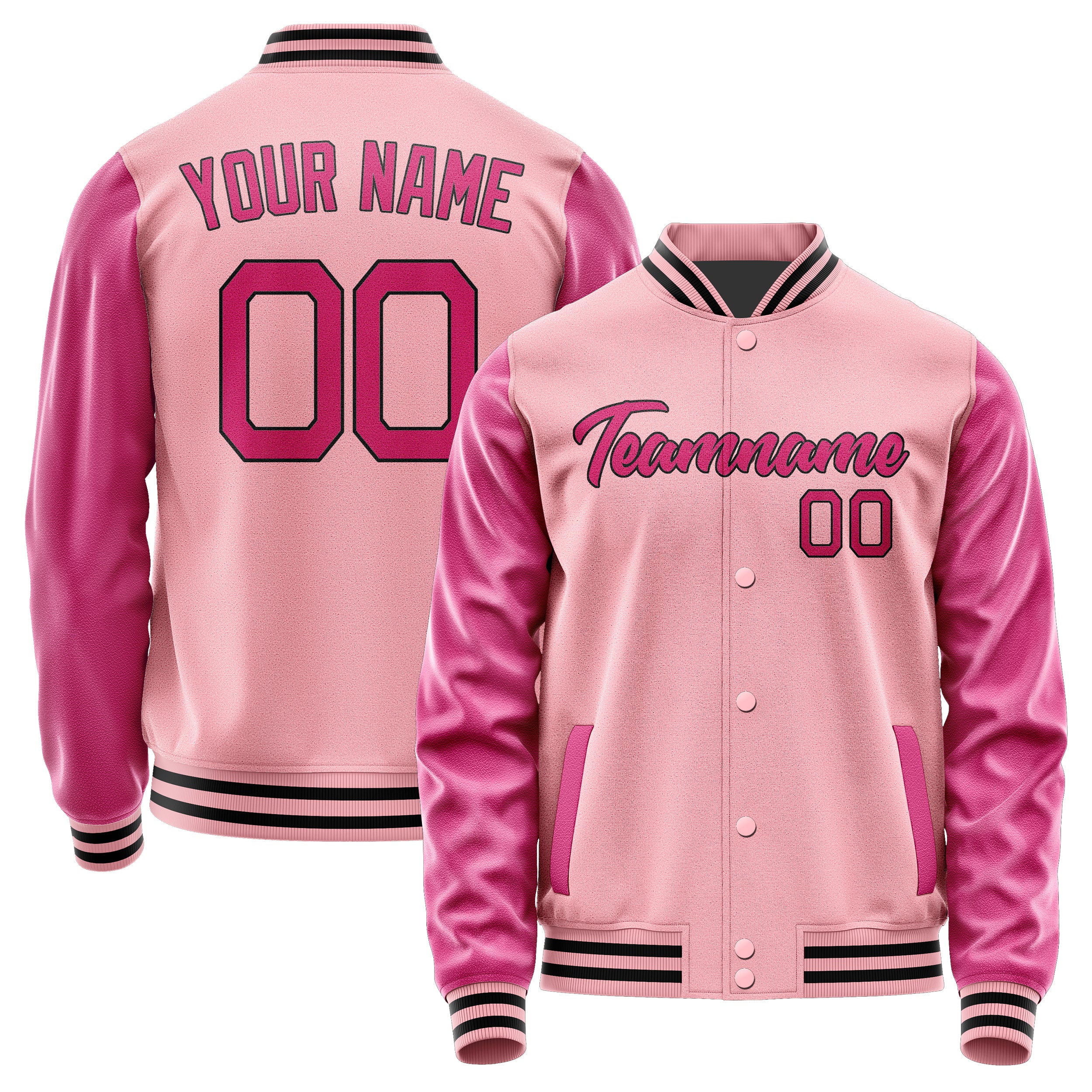 Maßgeschneidertes Rosa Rosarot Jacke Ja2121132117B21713