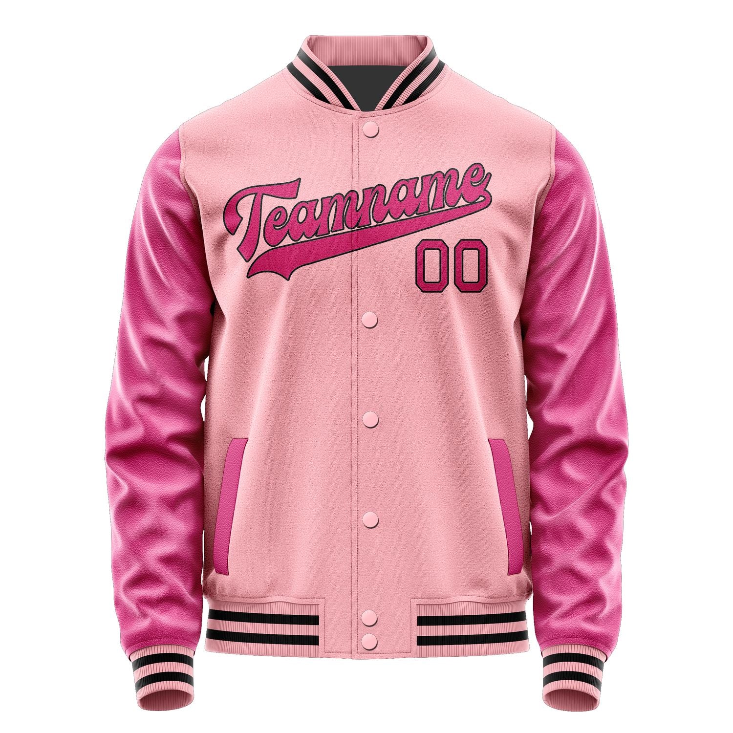 Maßgeschneidertes Rosa Rosarot Jacke JA2121132117B31713