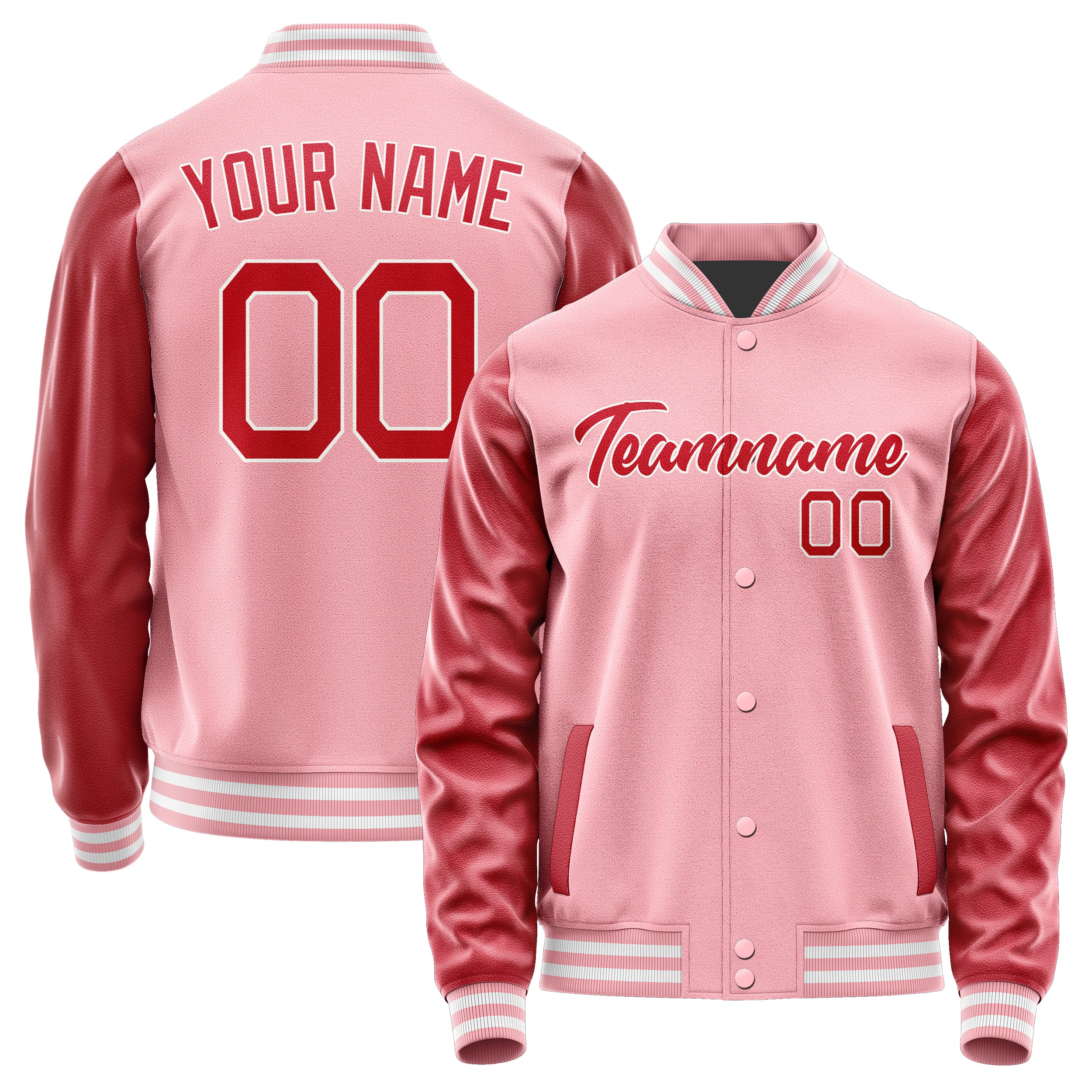 Maßgeschneidertes Rosa Rot Jacke Ja2121142118B21814