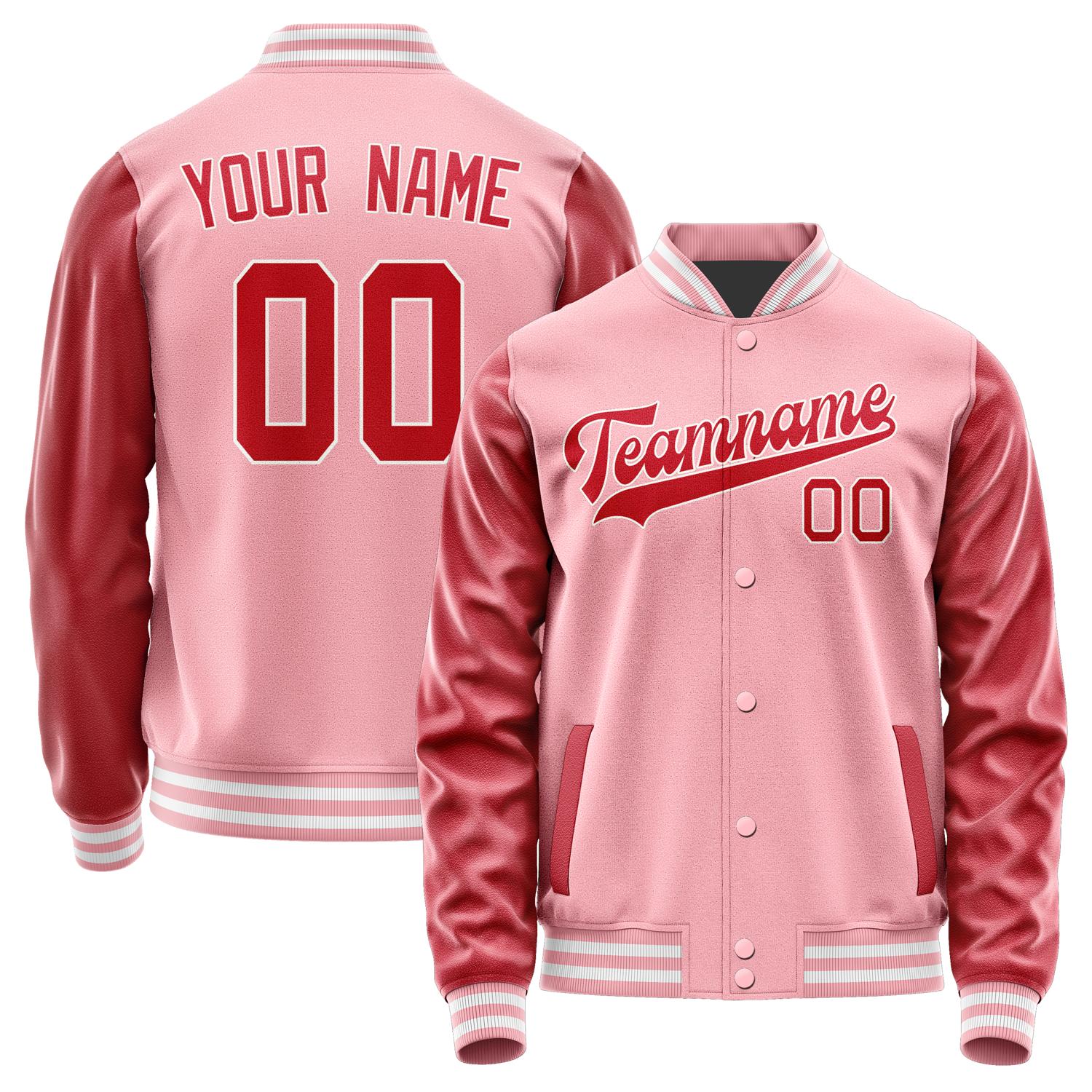 Maßgeschneidertes Rosa Rot Jacke JA2121142118B31814