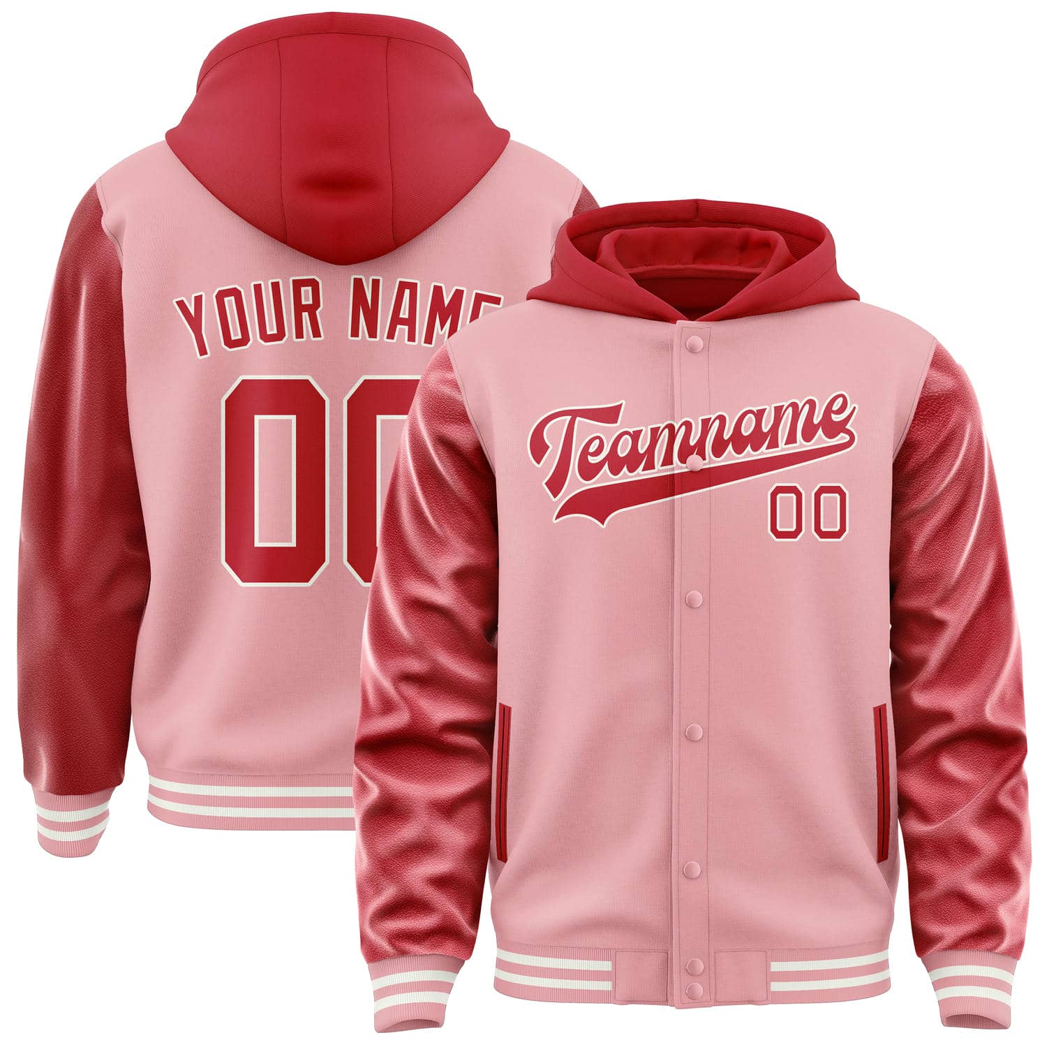 Maßgeschneidertes Rosa Rot Jacke JA212114211818141418