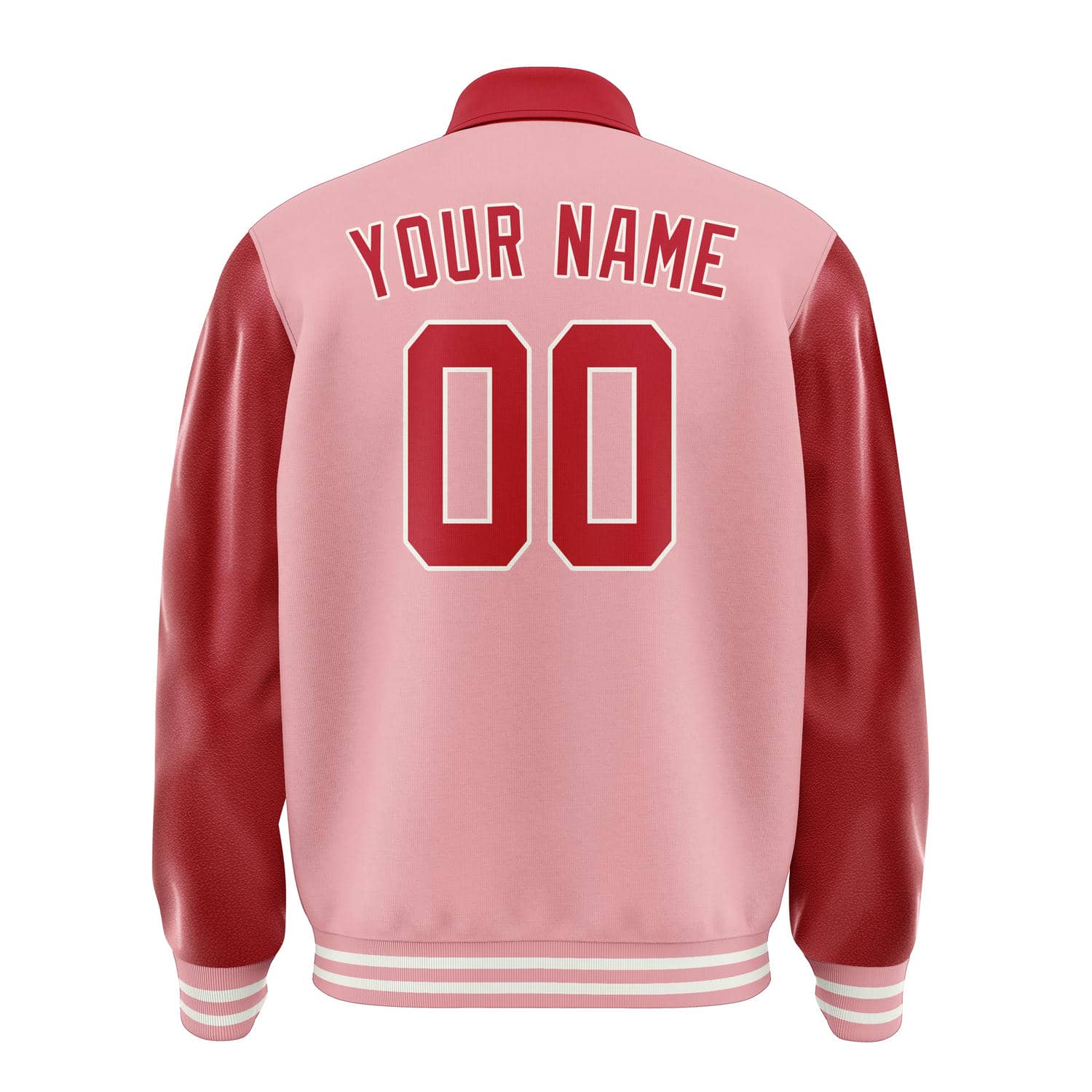 Maßgeschneidertes Rosa Rot Jacke