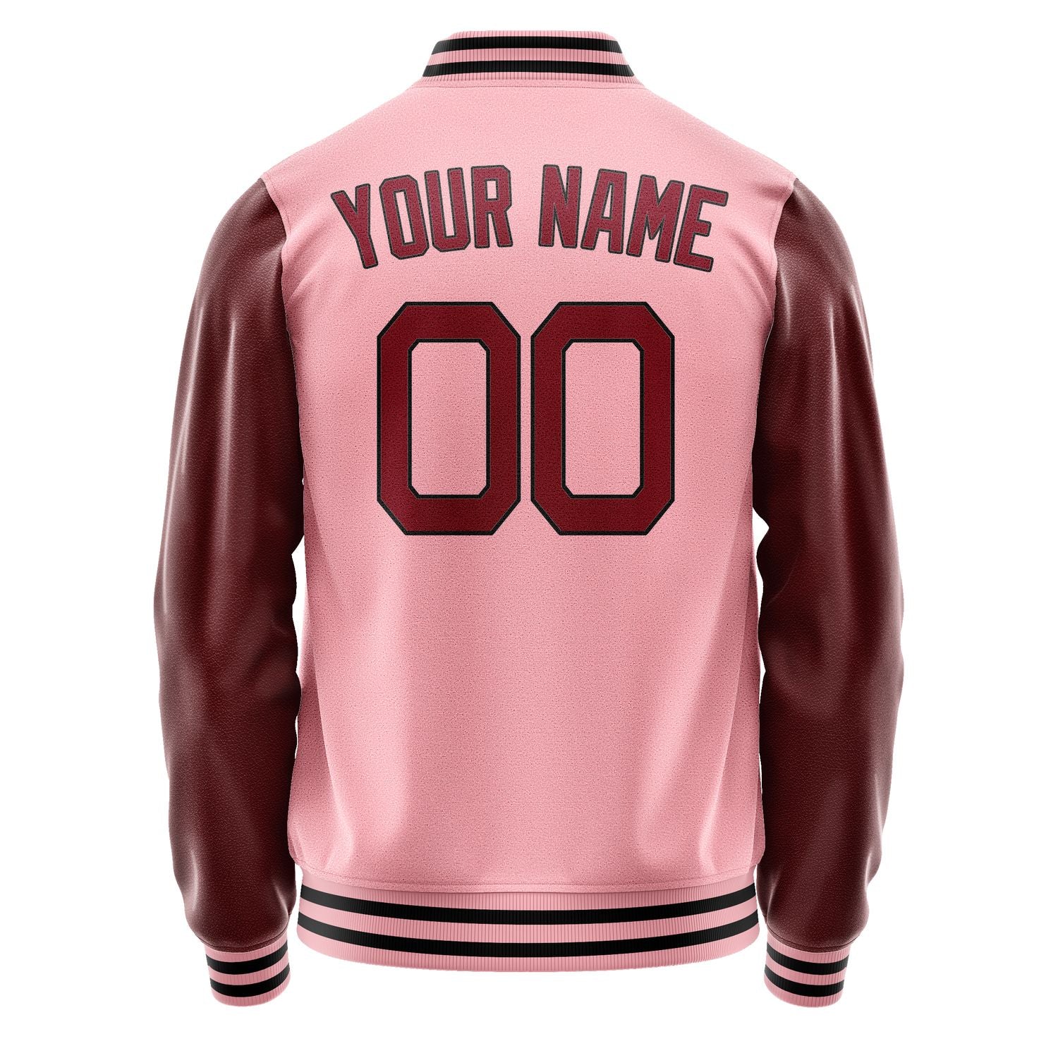 Maßgeschneidertes Rosa Karmesinrot Jacke Ja2121152117B21715