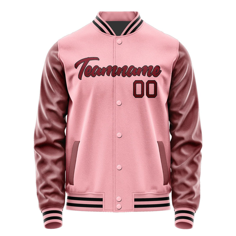 Maßgeschneidertes Rosa Karmesinrot Jacke Ja2121152117B21715