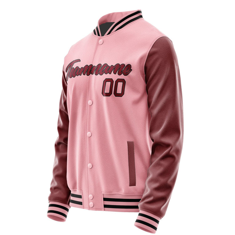 Maßgeschneidertes Rosa Karmesinrot Jacke Ja2121152117B21715
