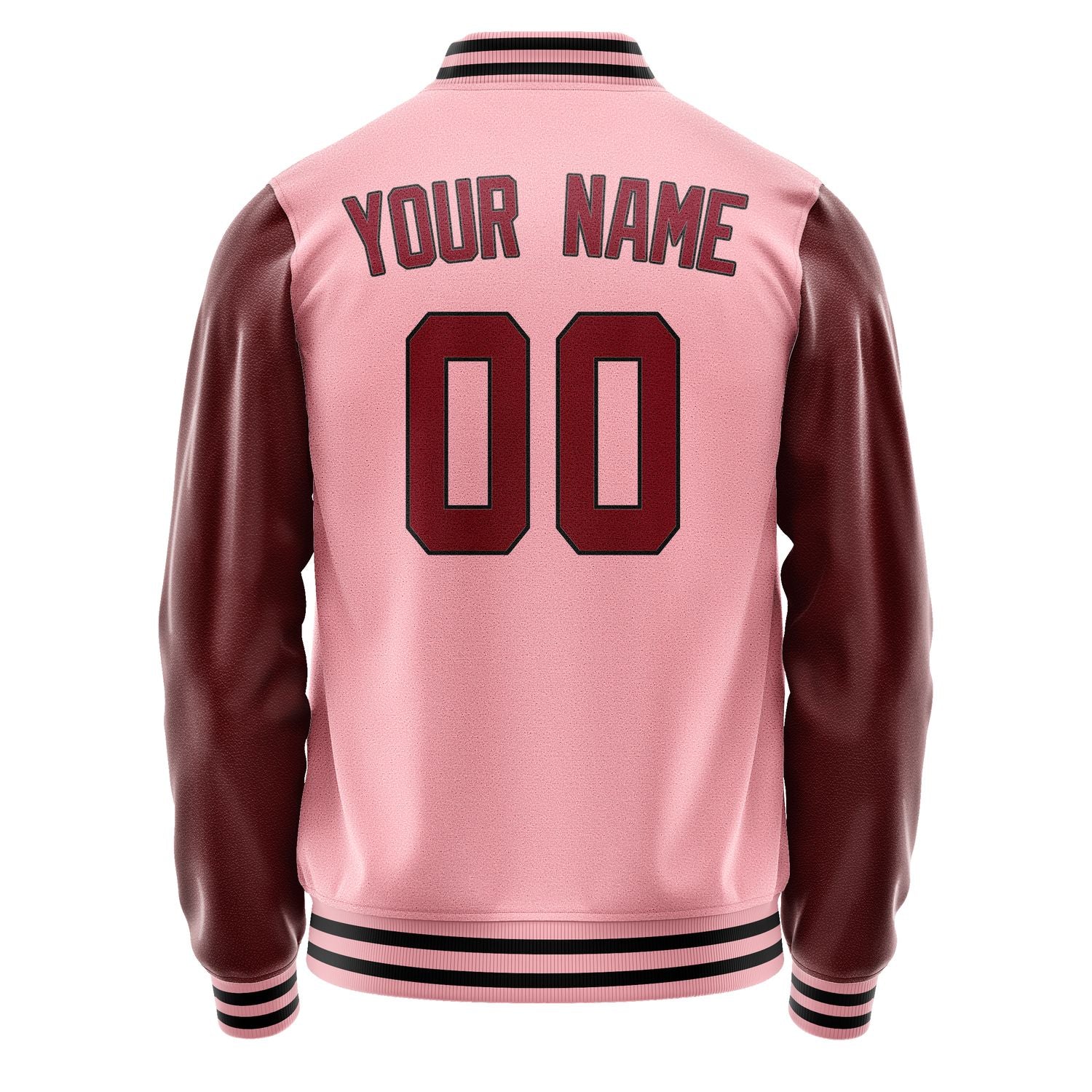 Maßgeschneidertes Rosa Karmesinrot Jacke JA2121152117B31715