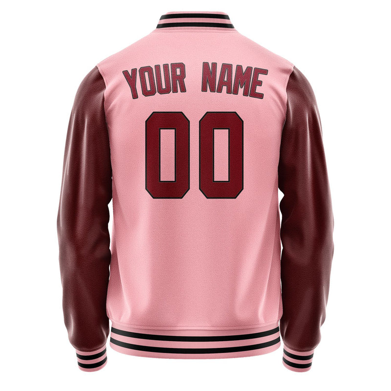 Maßgeschneidertes Rosa Karmesinrot Jacke JA2121152117B31715