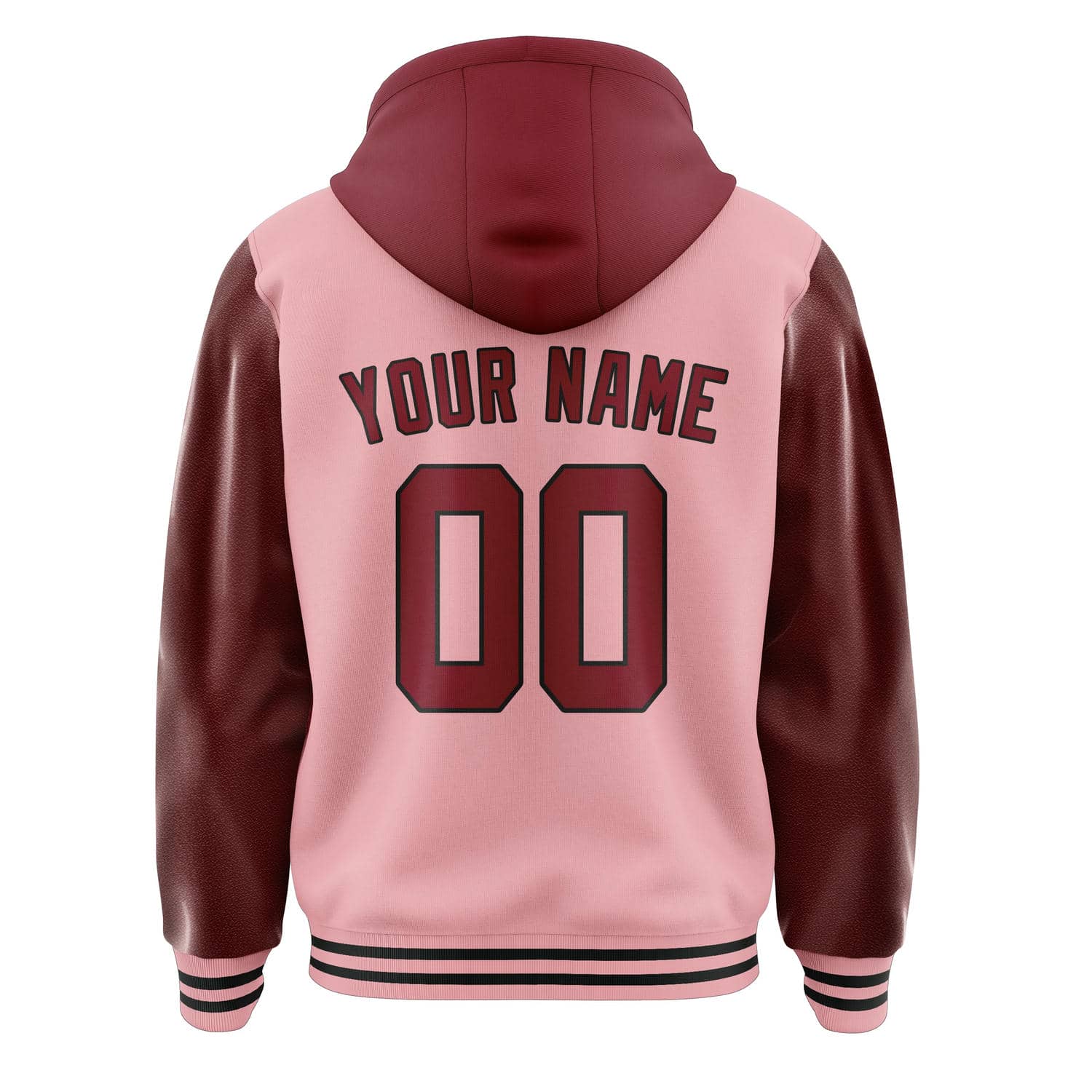 Maßgeschneidertes Rosa Karmesinrot Jacke