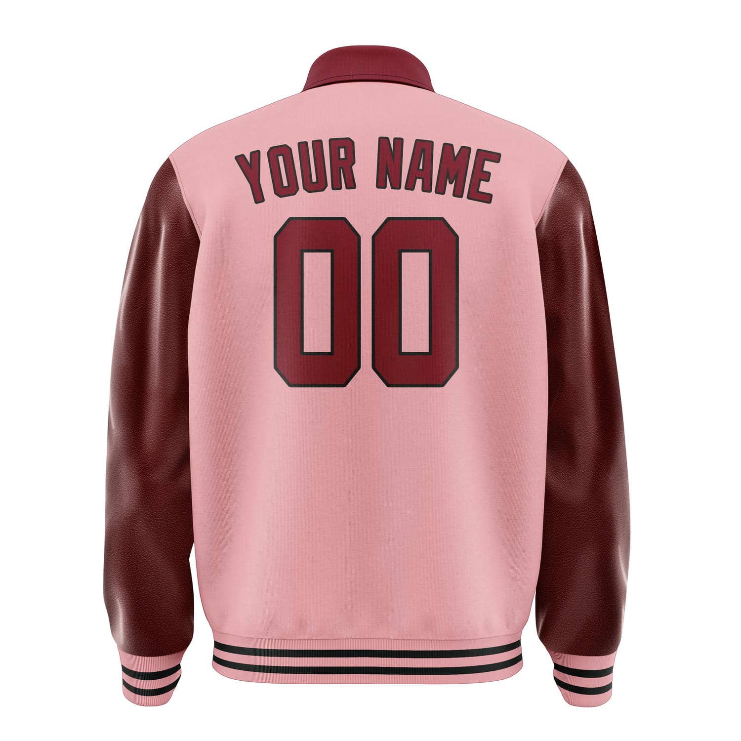 Maßgeschneidertes Rosa Karmesinrot Jacke